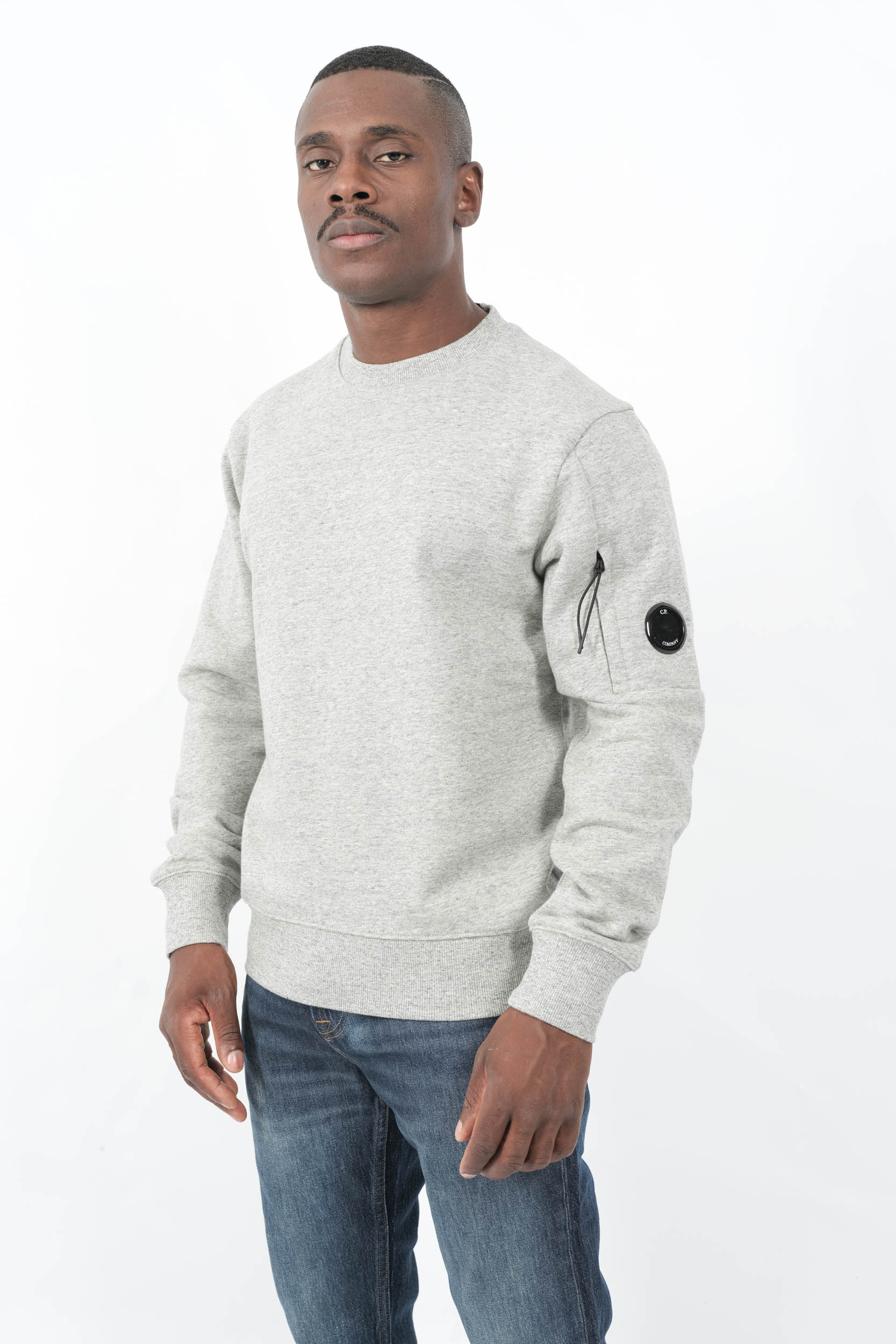 Image du produit SWEAT COL ROND CP COMPANY GRIS CHINE S713A-M94 - 2