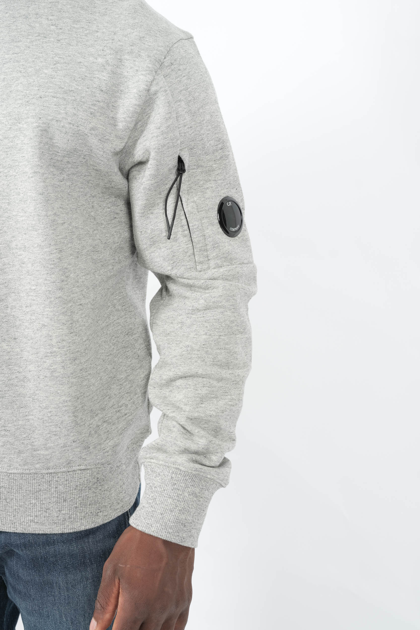  Image du produit SWEAT COL ROND CP COMPANY GRIS CHINE S713A-M94 - 3