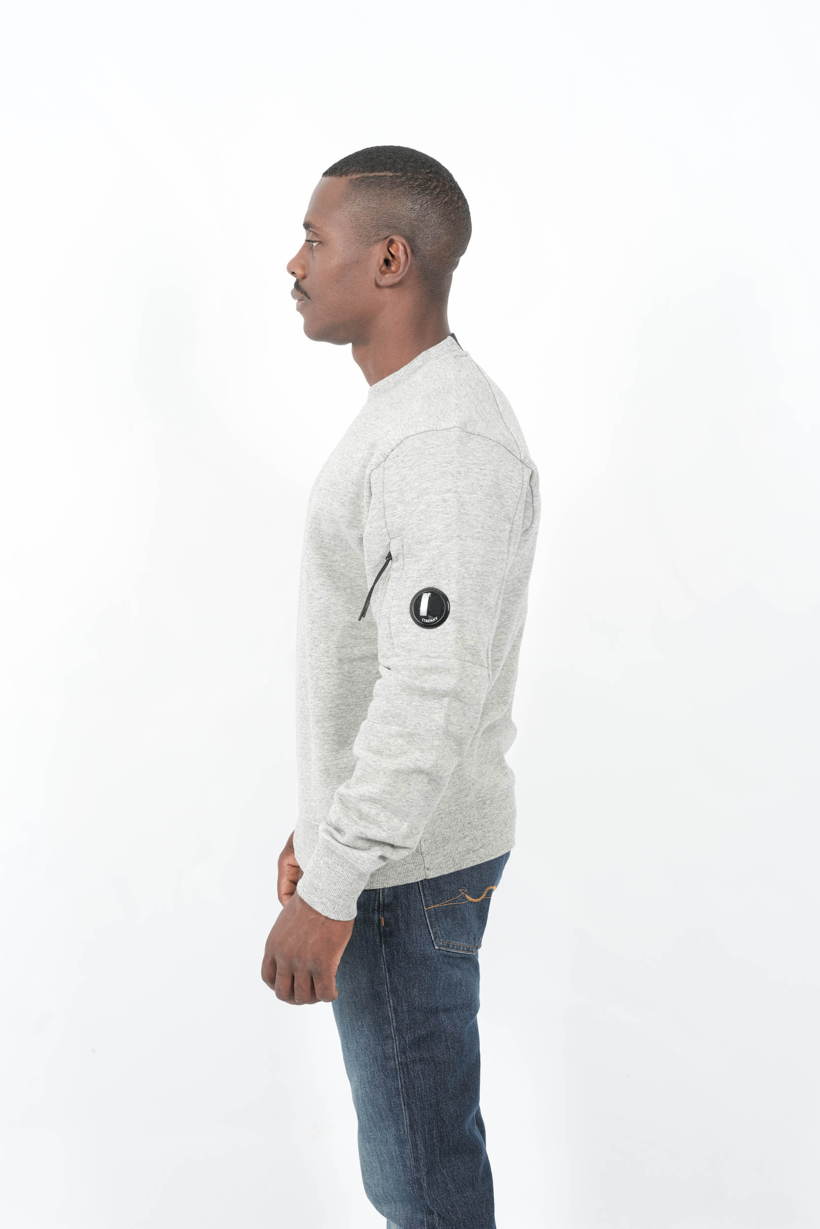  Image du produit SWEAT COL ROND CP COMPANY GRIS CHINE S713A-M94 - 6