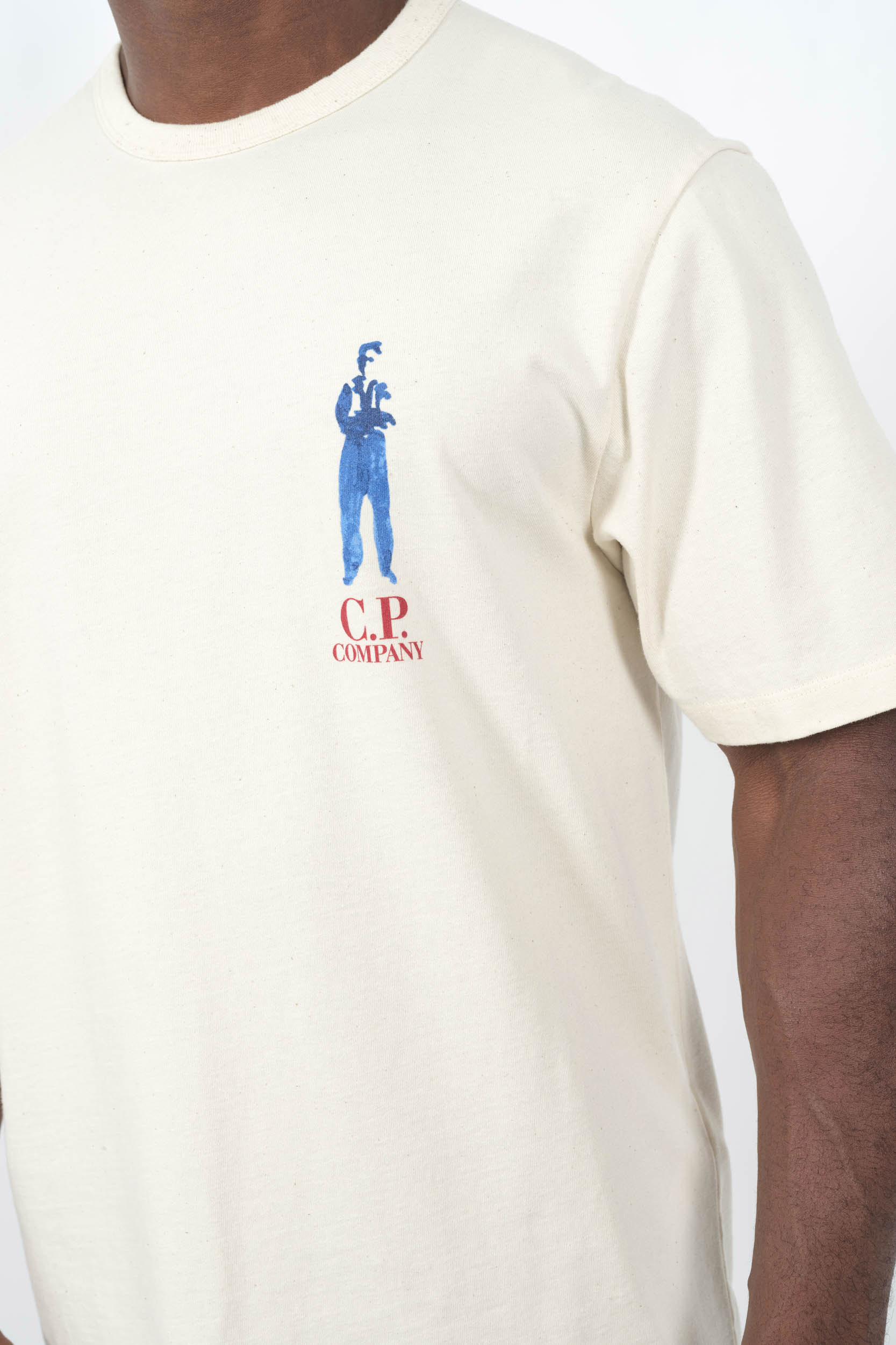  Image du produit TEE-SHIRT CP COMPANY ECRU S214A-402 - 3