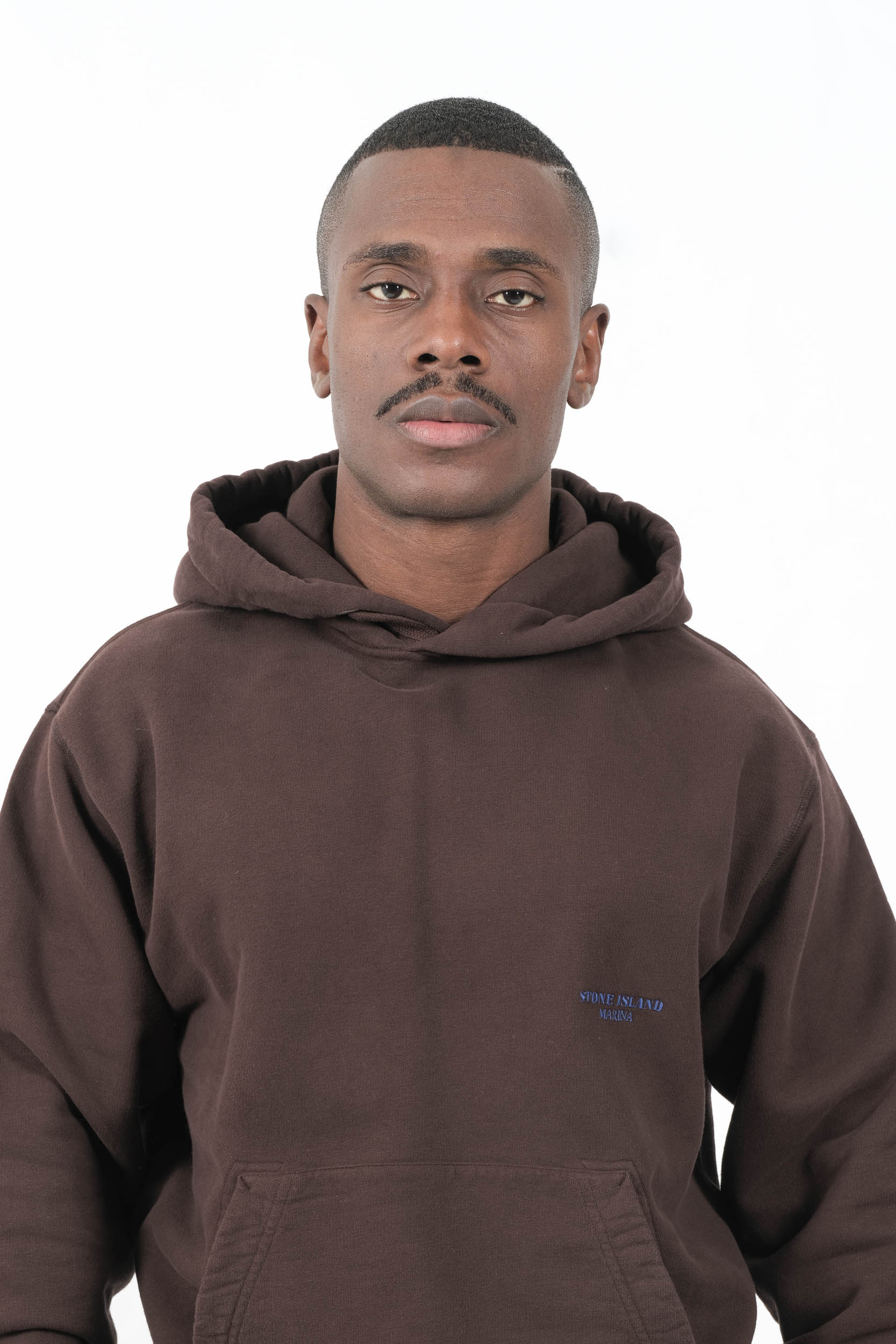 SWEAT A CAPUCHE STONE ISALND MARINA MARRON 6100027-V007B