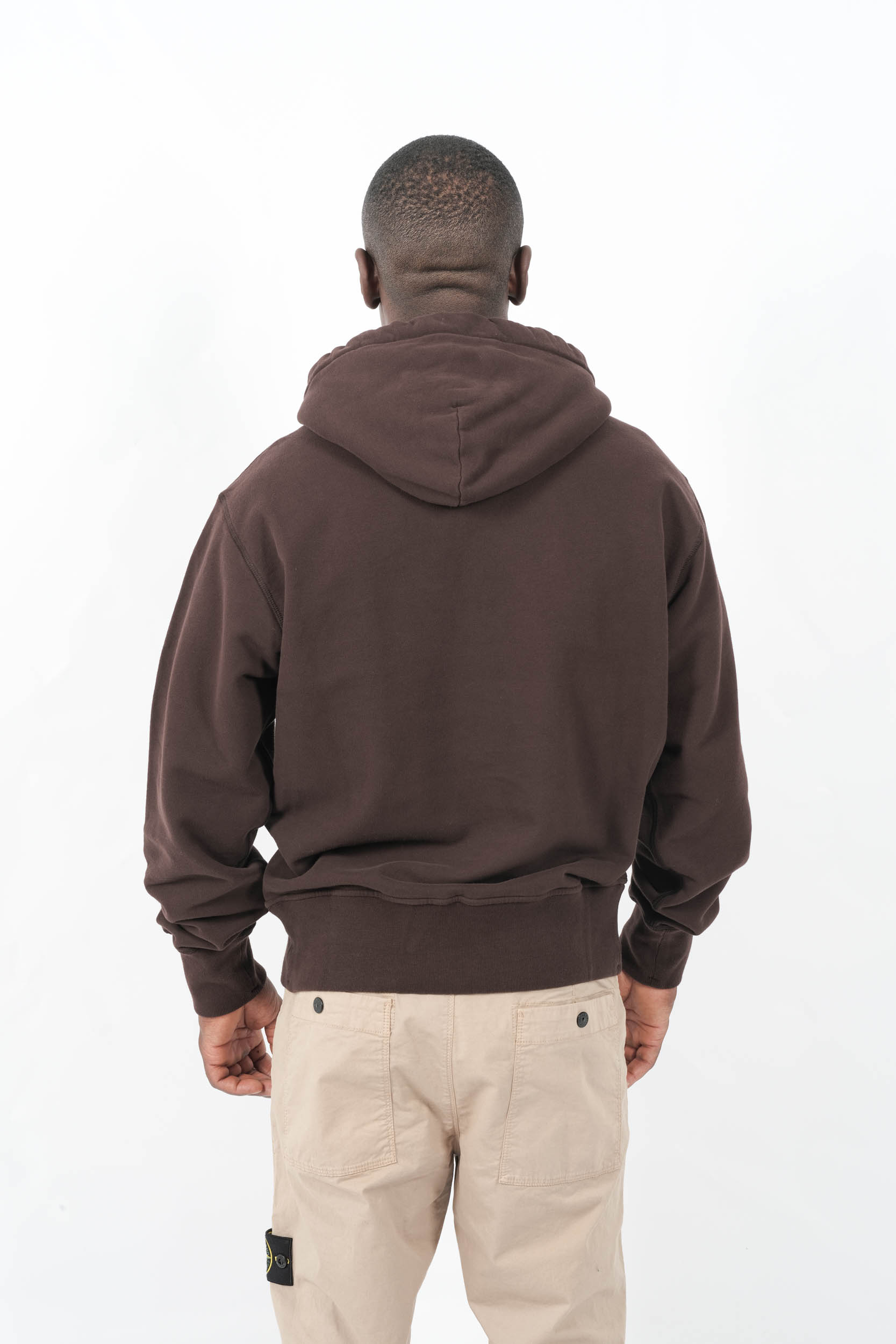 SWEAT A CAPUCHE STONE ISALND MARINA MARRON 6100027-V007B