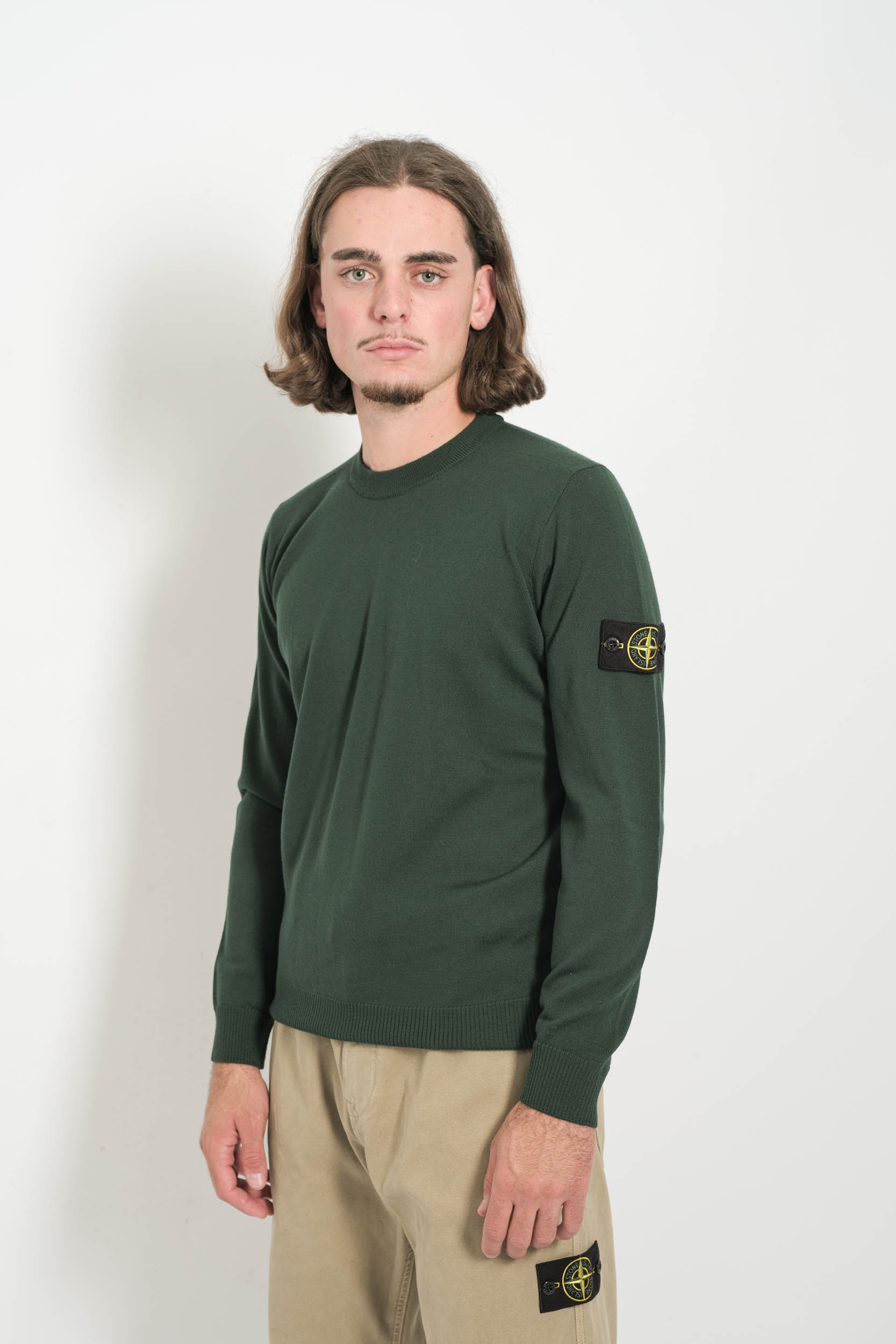  Image du produit PULL STONE ISLAND VERT 5100071-V005E - 3