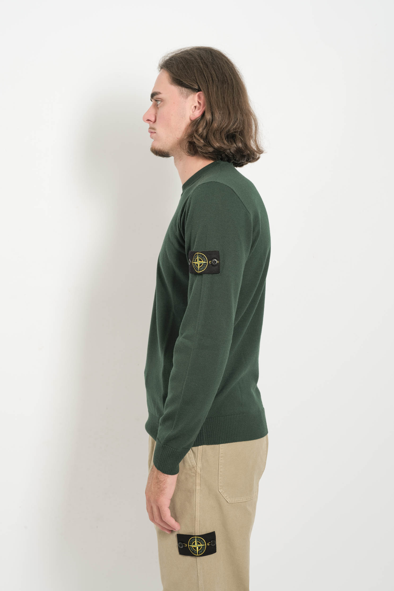  Image du produit PULL STONE ISLAND VERT 5100071-V005E - 6