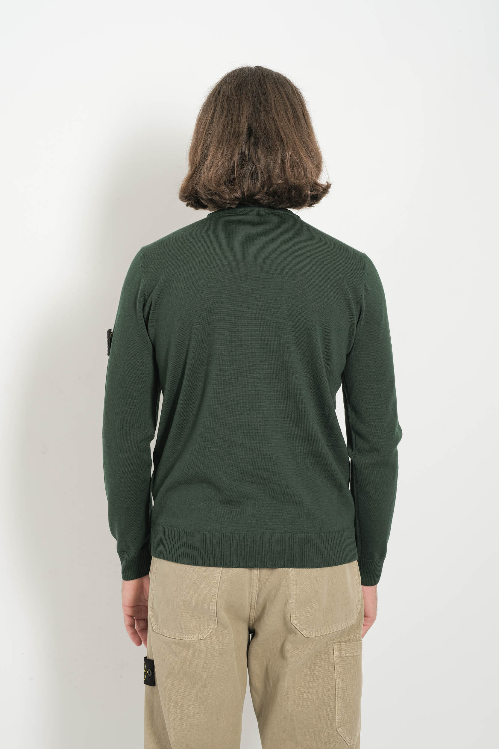  Image du produit PULL STONE ISLAND VERT 5100071-V005E - 7