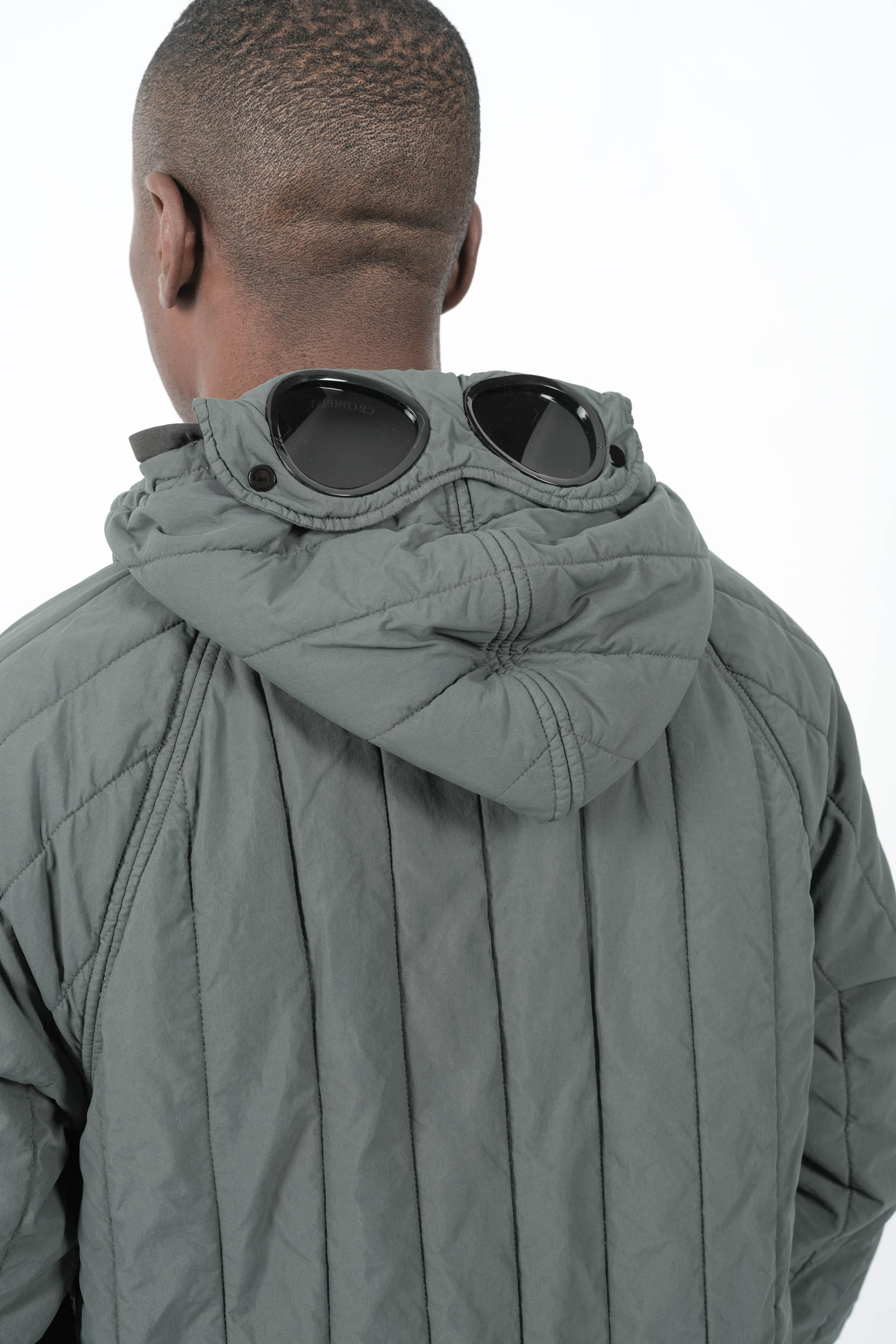 BLOUSON A CAPUCH CP COMPANY GRIS PLOMB W081A-978
