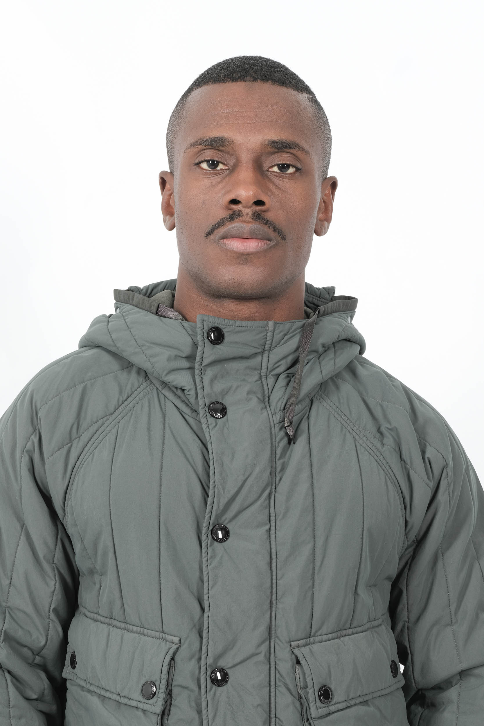 BLOUSON A CAPUCH CP COMPANY GRIS PLOMB W081A-978