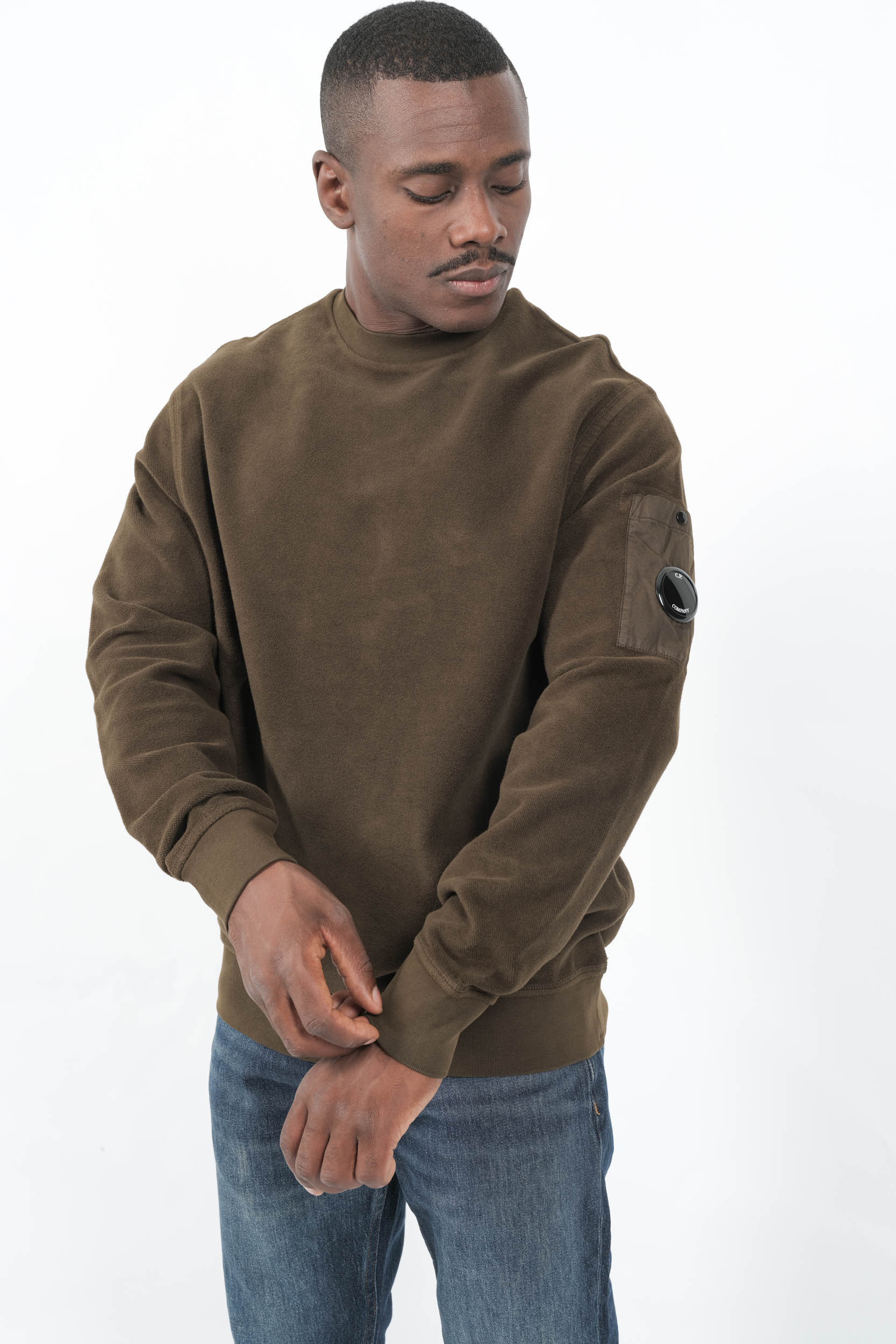  Image du produit SWEAT CP COMPANY KAKI S249A-683 - 2