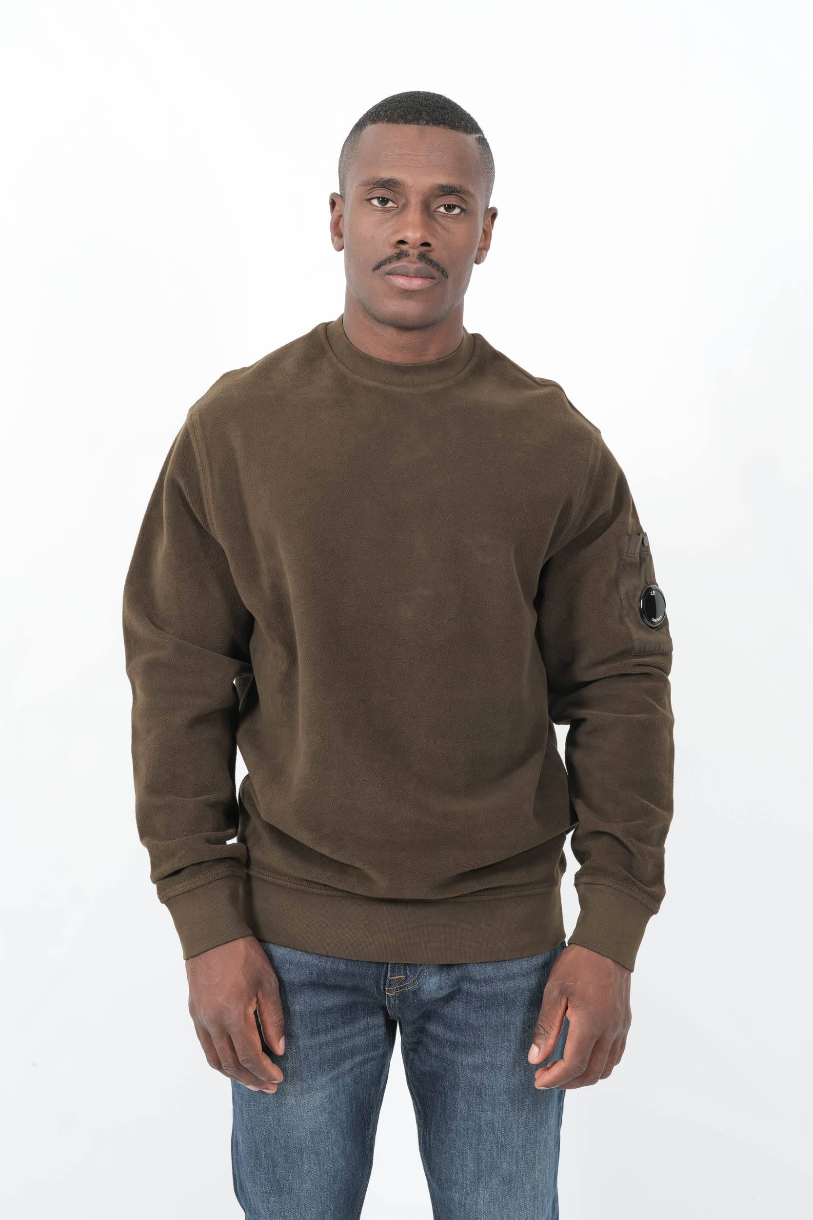  Image du produit SWEAT CP COMPANY KAKI S249A-683 - 4