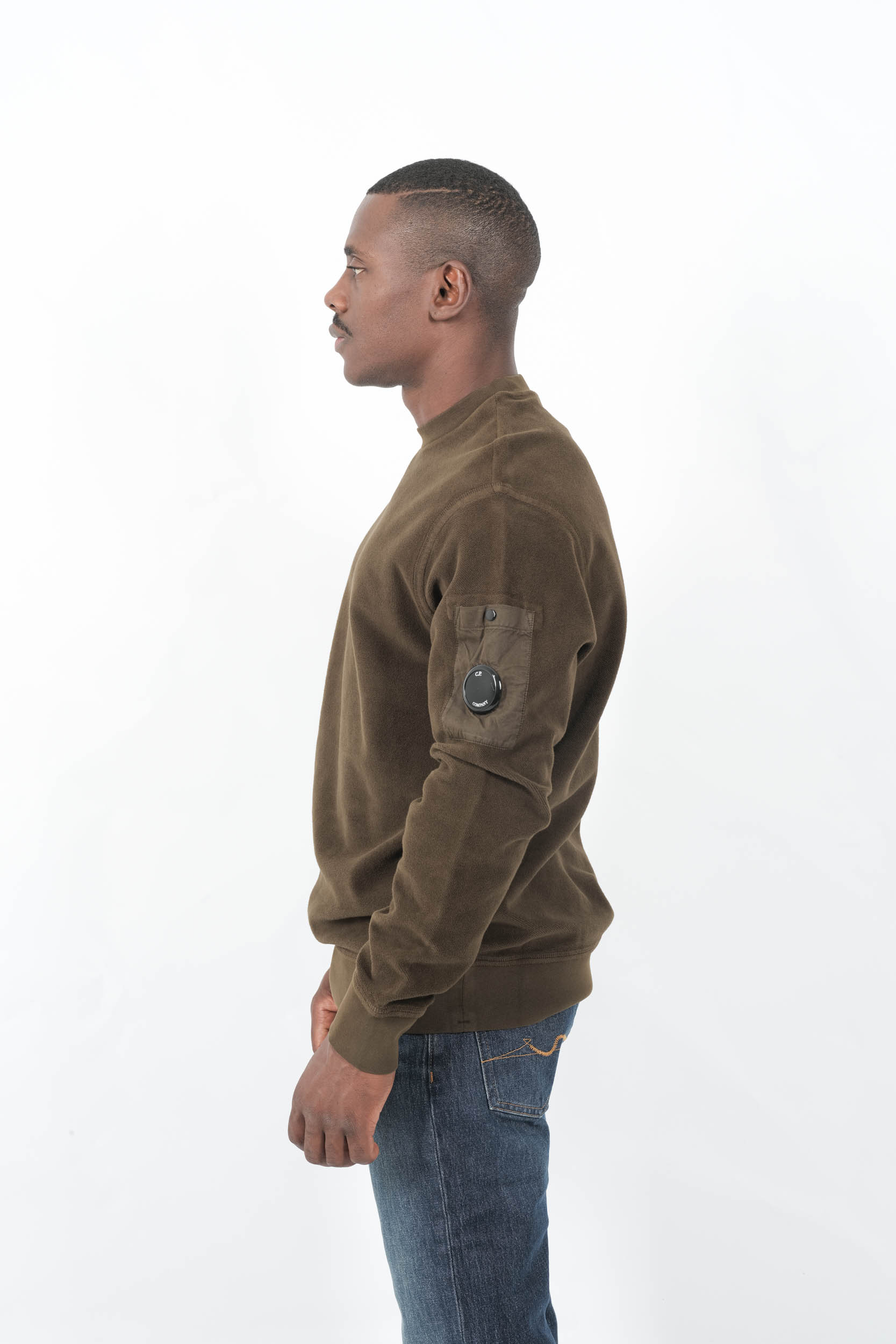  Image du produit SWEAT CP COMPANY KAKI S249A-683 - 6
