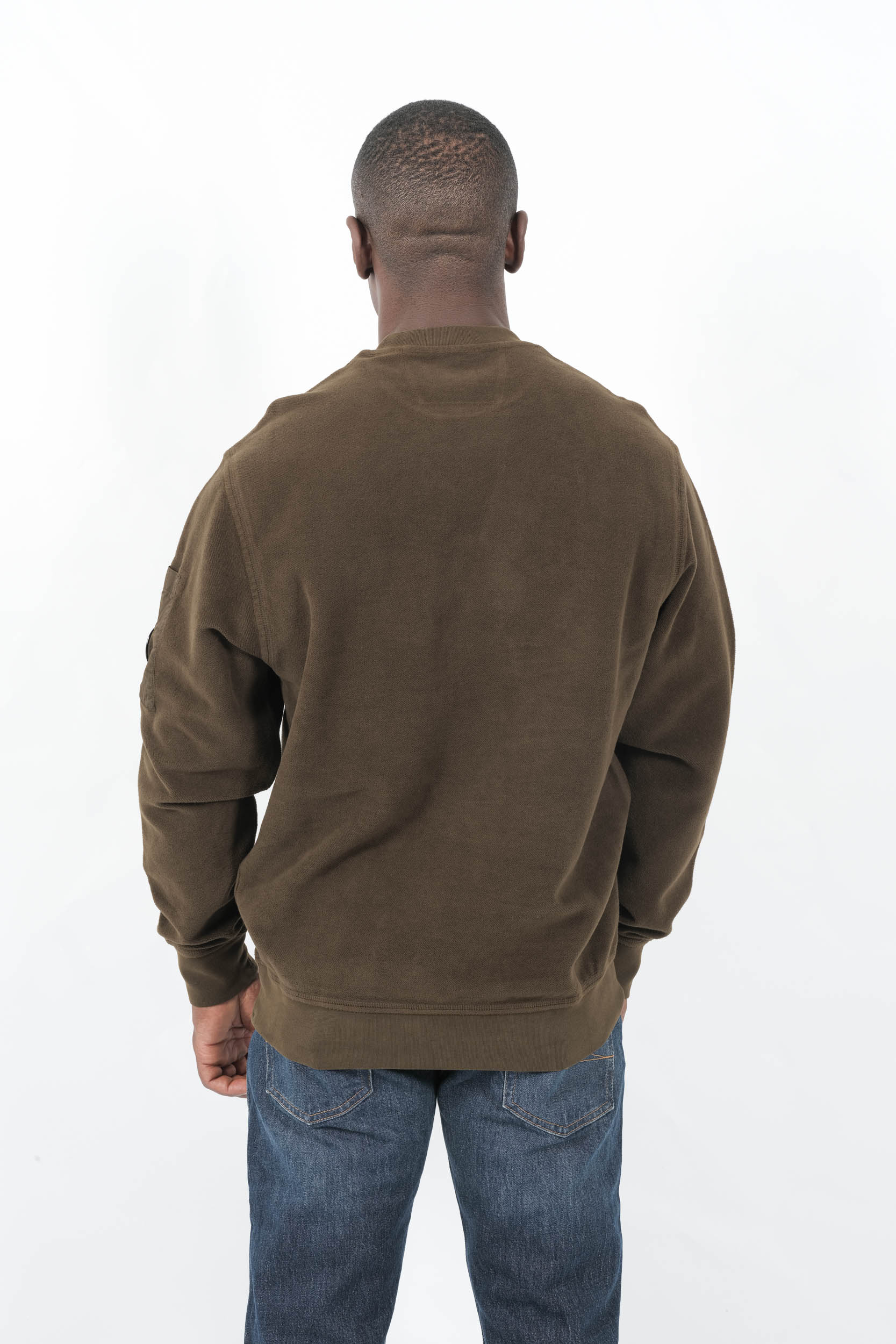  Image du produit SWEAT CP COMPANY KAKI S249A-683 - 7