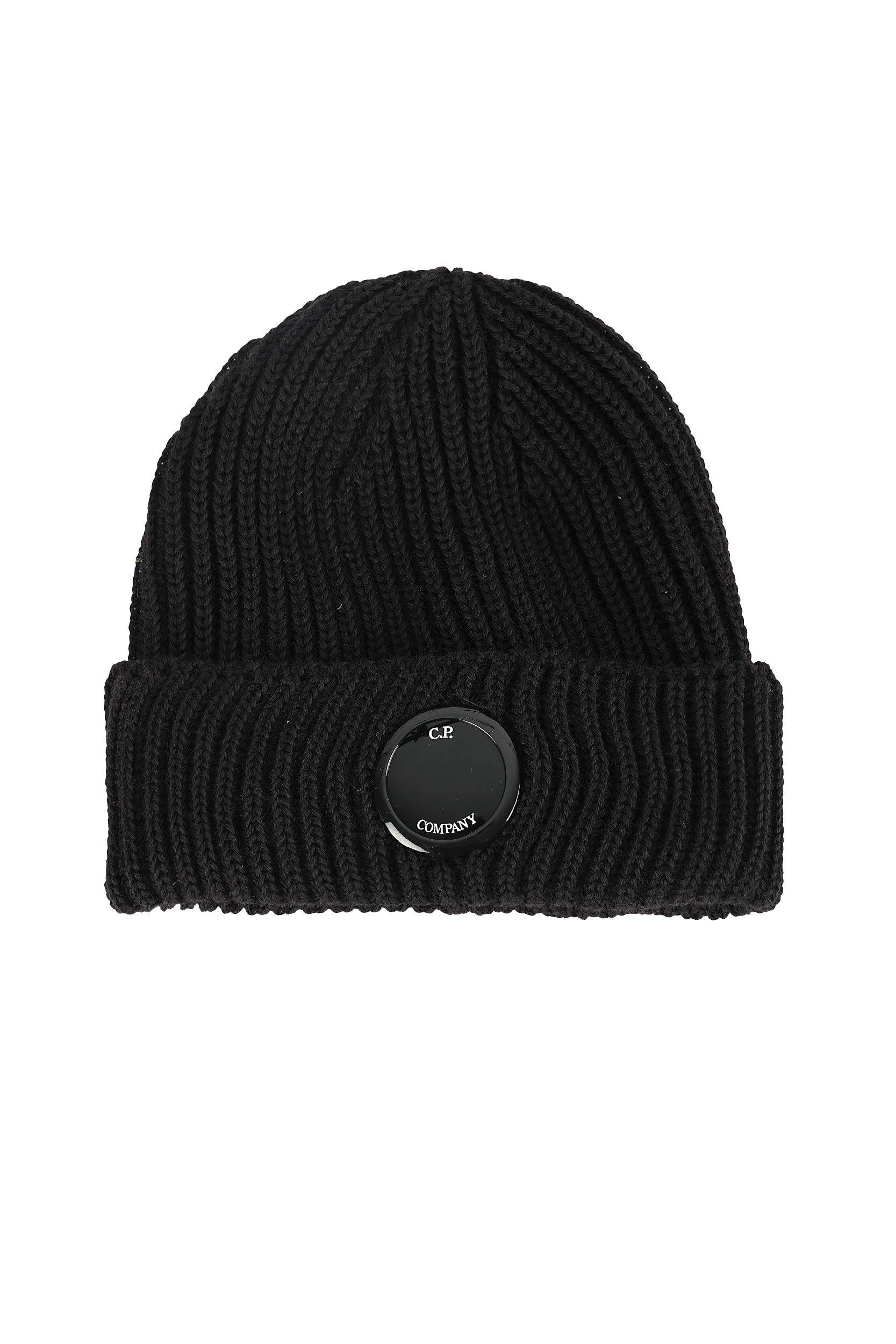 BONNET CP COMPANY NOIR AVEC BULLE C739A-999