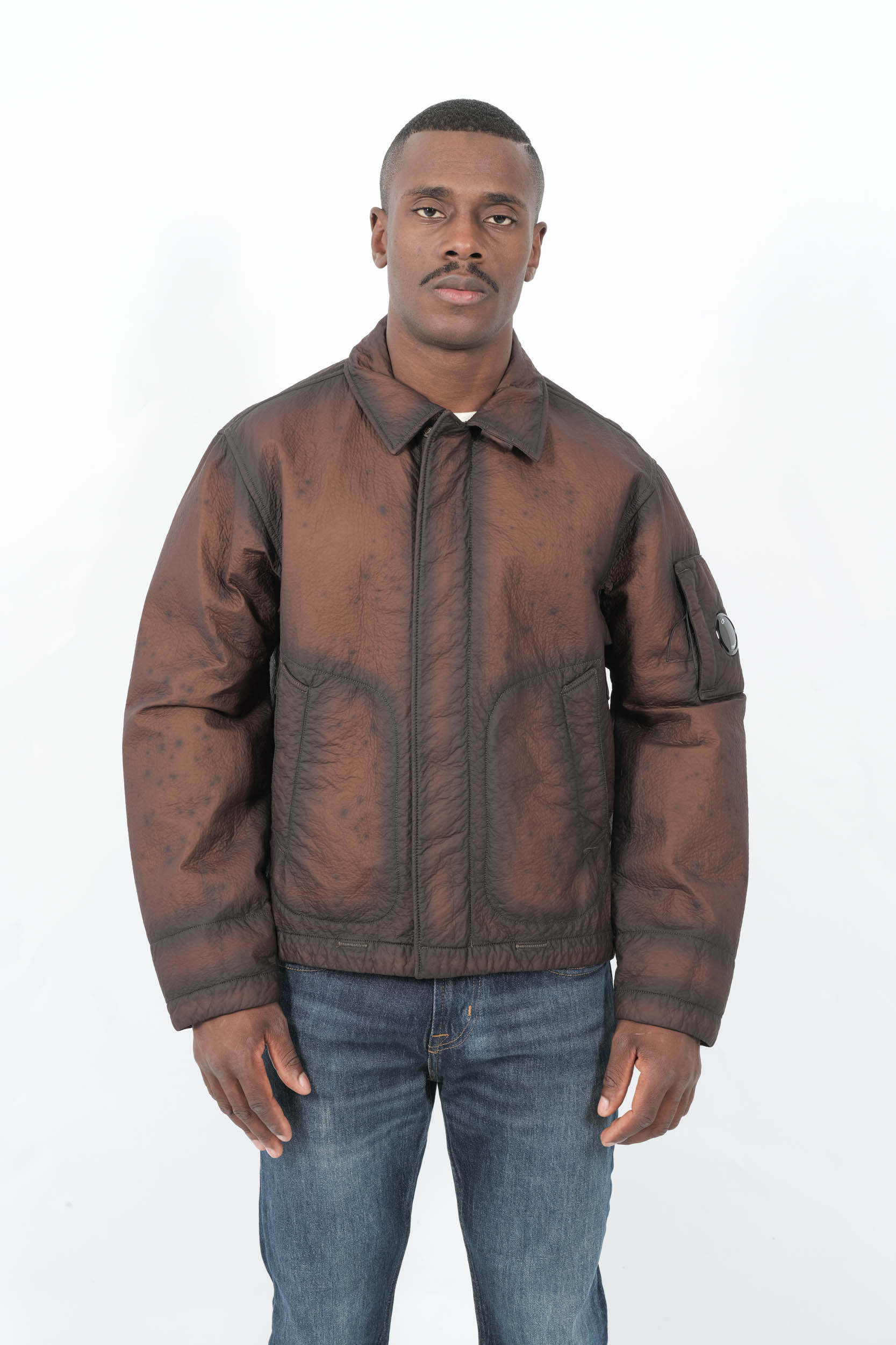 BLOUSON CP COMPANY MARRON DELAVE W221A-683