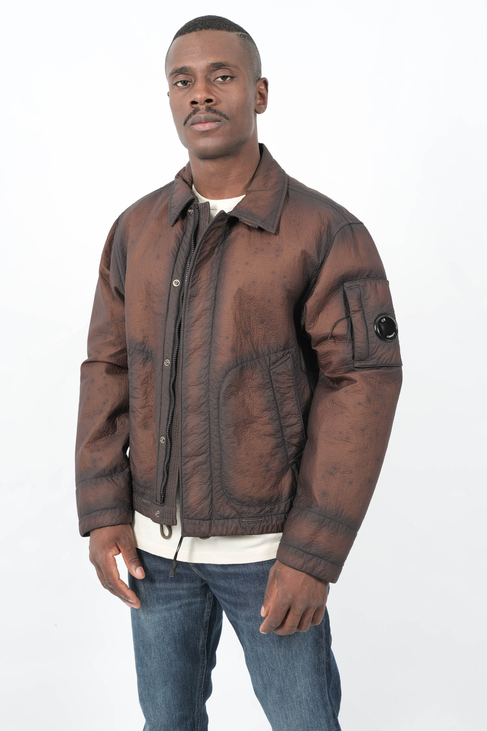 BLOUSON CP COMPANY MARRON DELAVE W221A-683