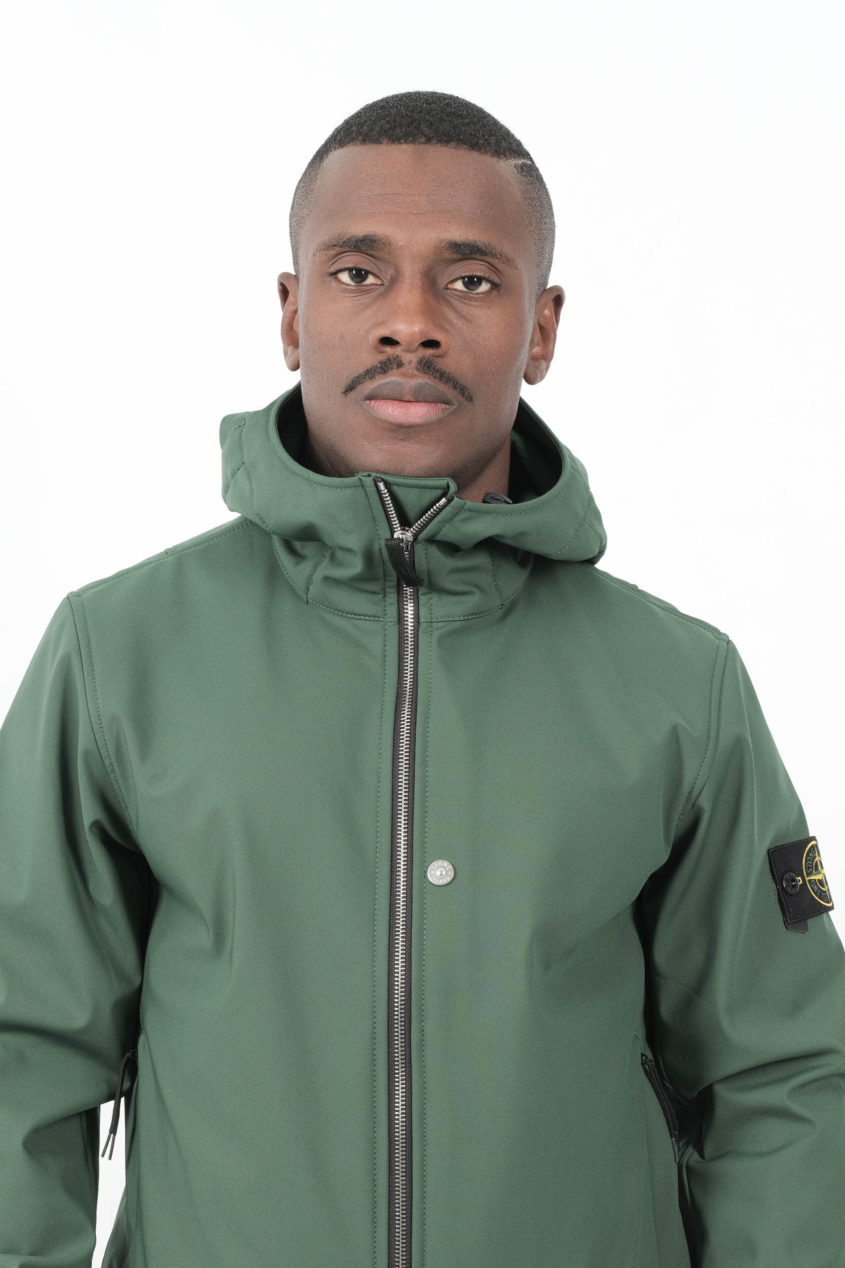  Image du produit BLOUSON STONE ISLAND EN SOFT SHELL-R VERT Q100004-V005E - 5