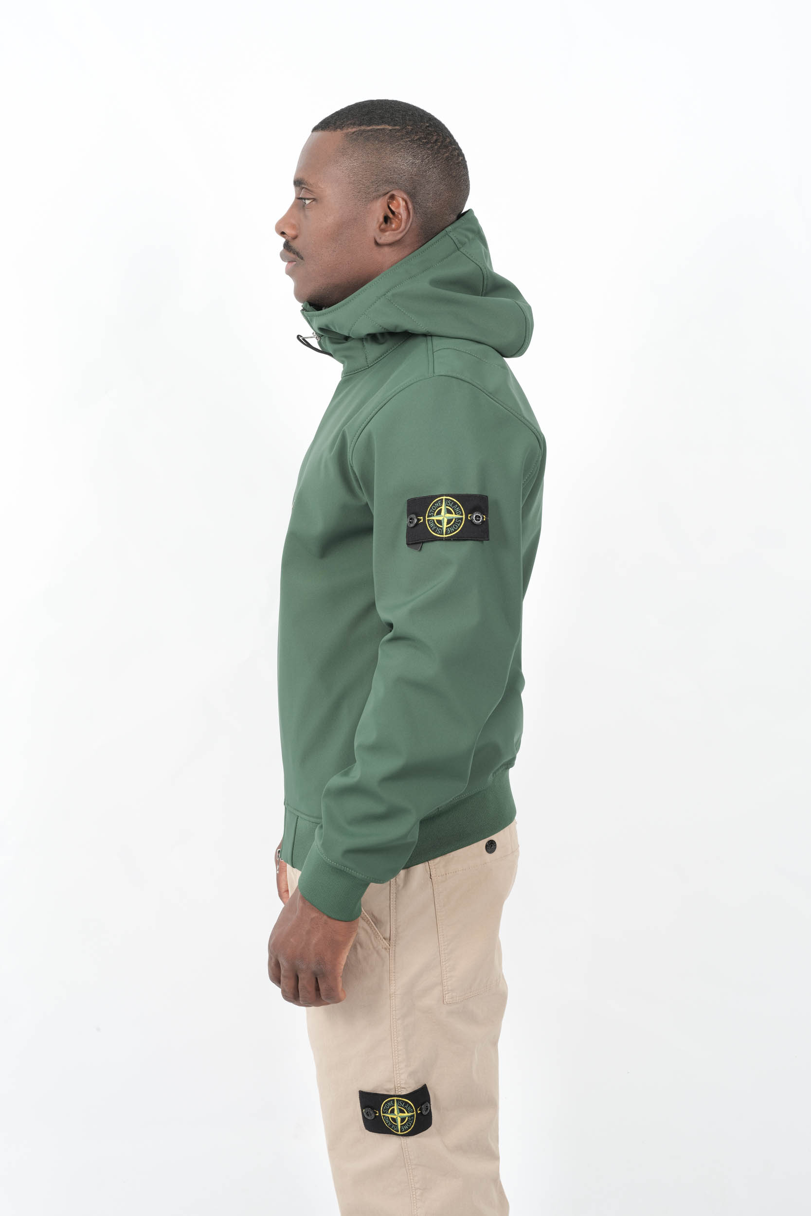  Image du produit BLOUSON STONE ISLAND EN SOFT SHELL-R VERT Q100004-V005E - 6