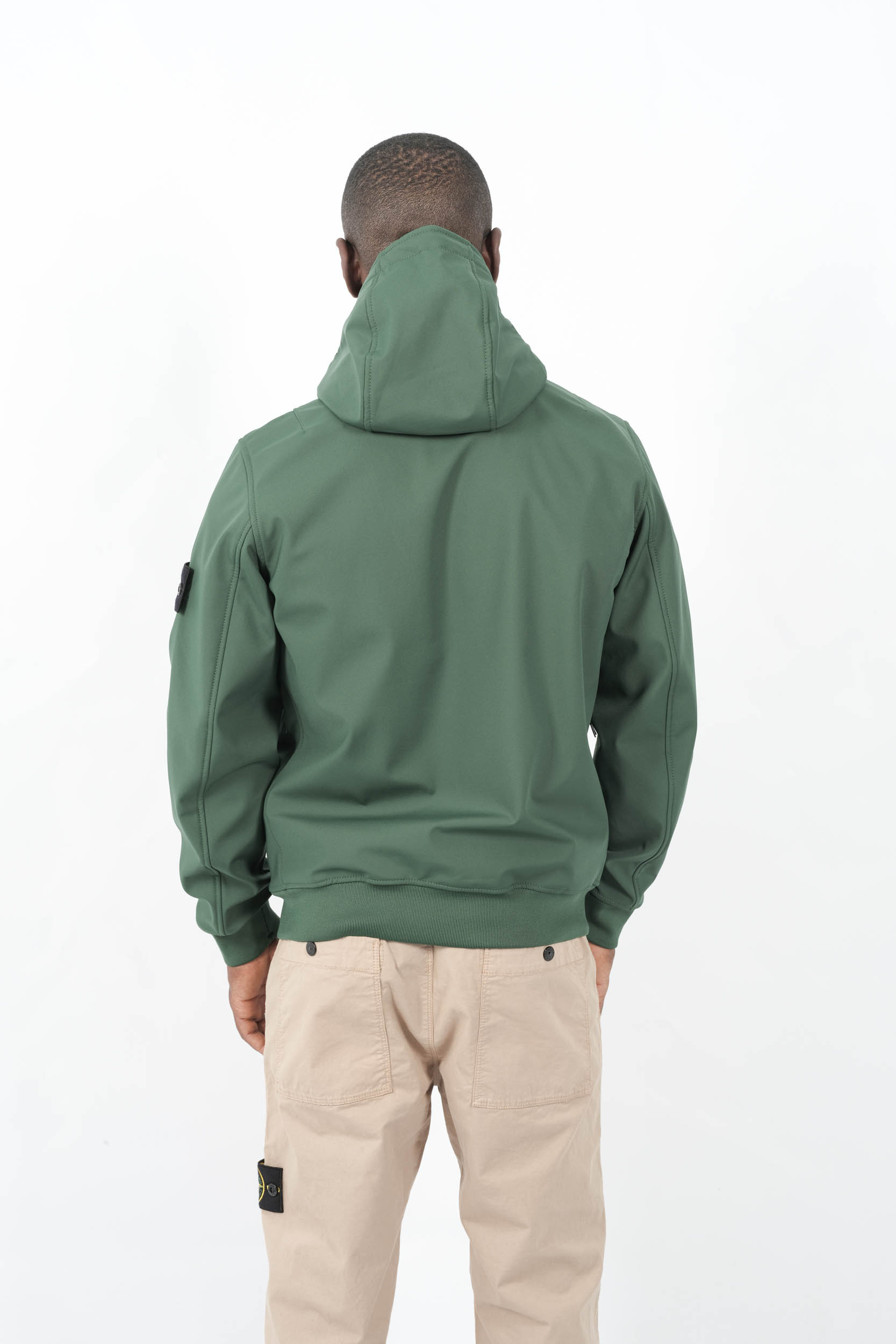  Image du produit BLOUSON STONE ISLAND EN SOFT SHELL-R VERT Q100004-V005E - 7