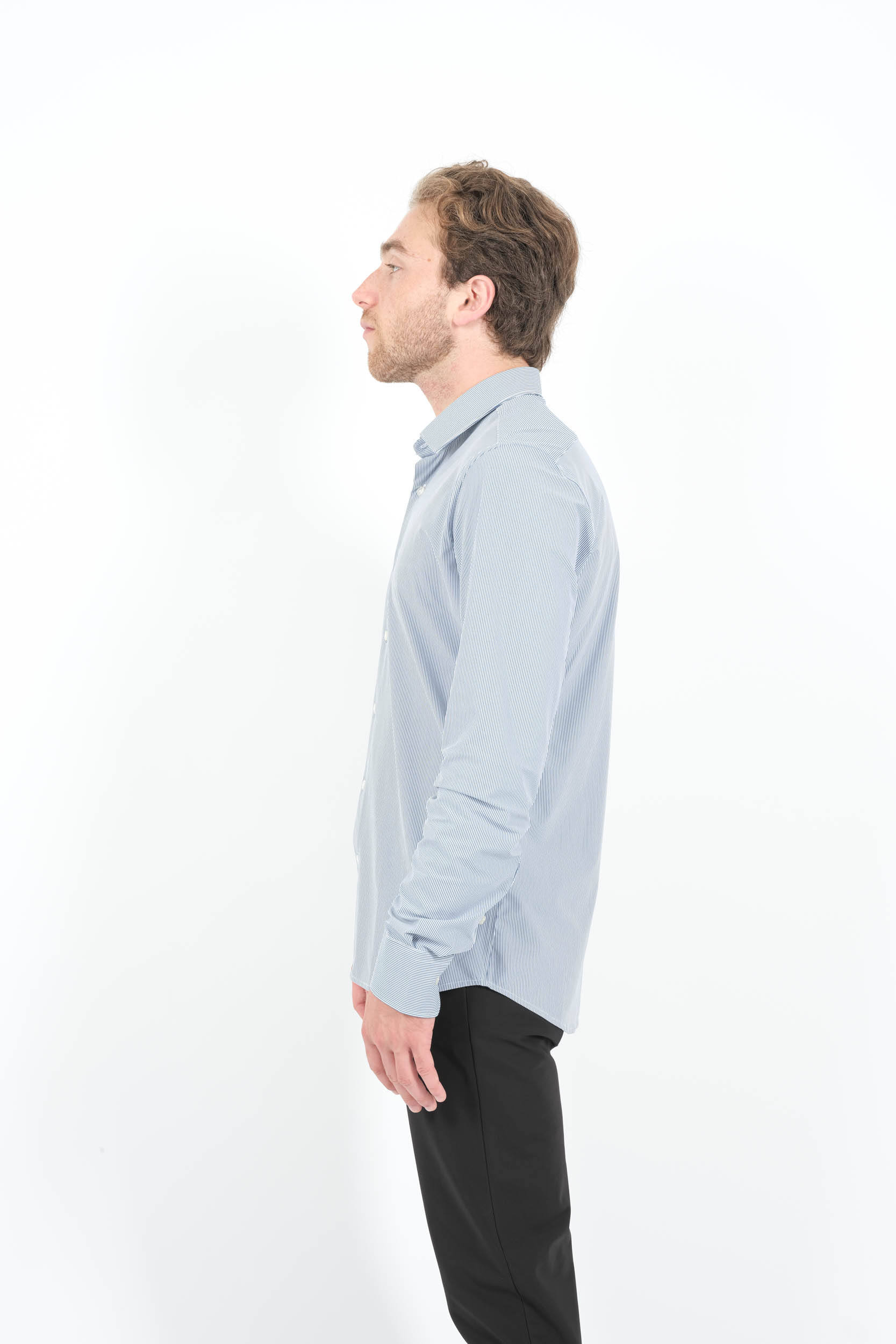 CHEMISE RRD BLEUE CIEL W25254-V11