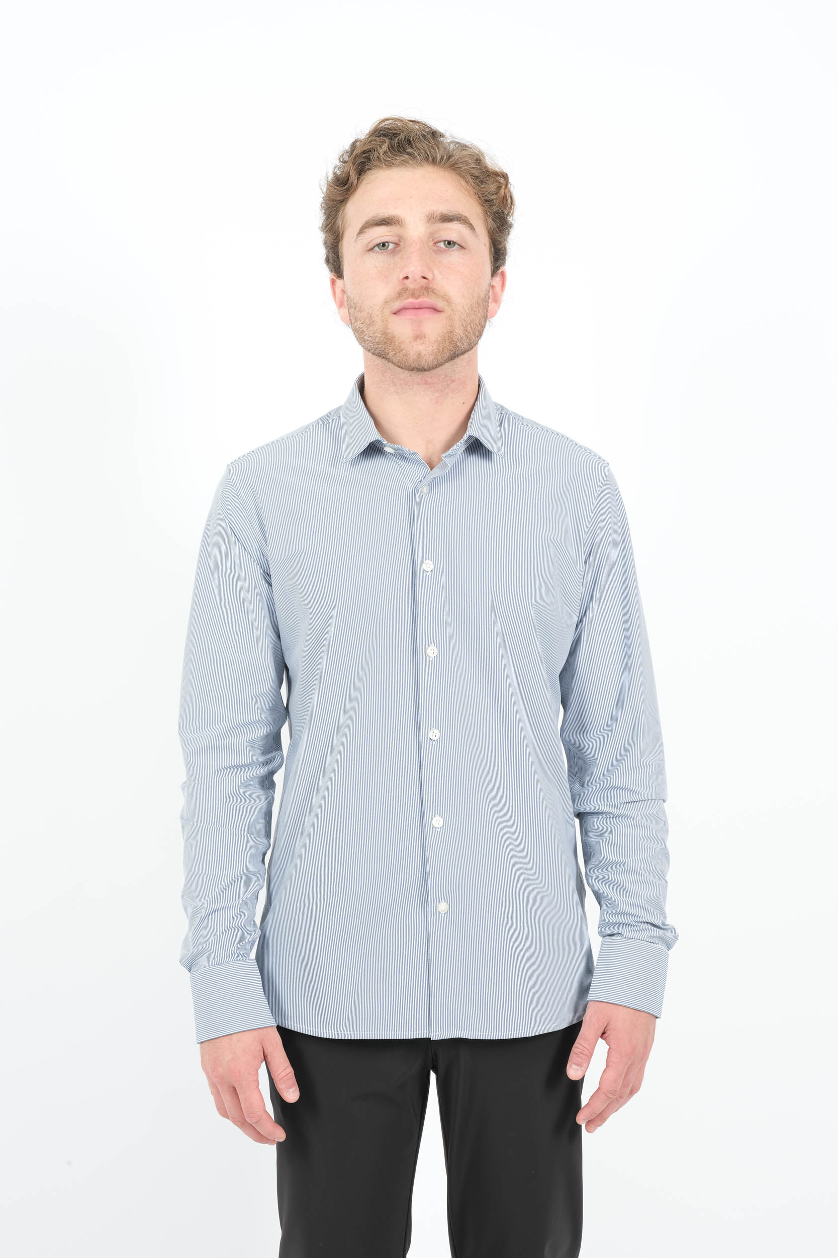 CHEMISE RRD BLEUE CIEL W25254-V11