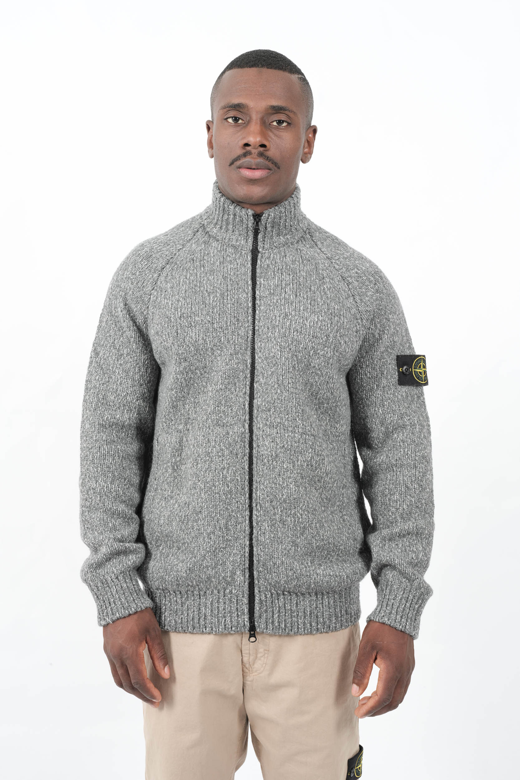 GILET STONE ISLAND GRIS CHINE 5100051-V0M6B