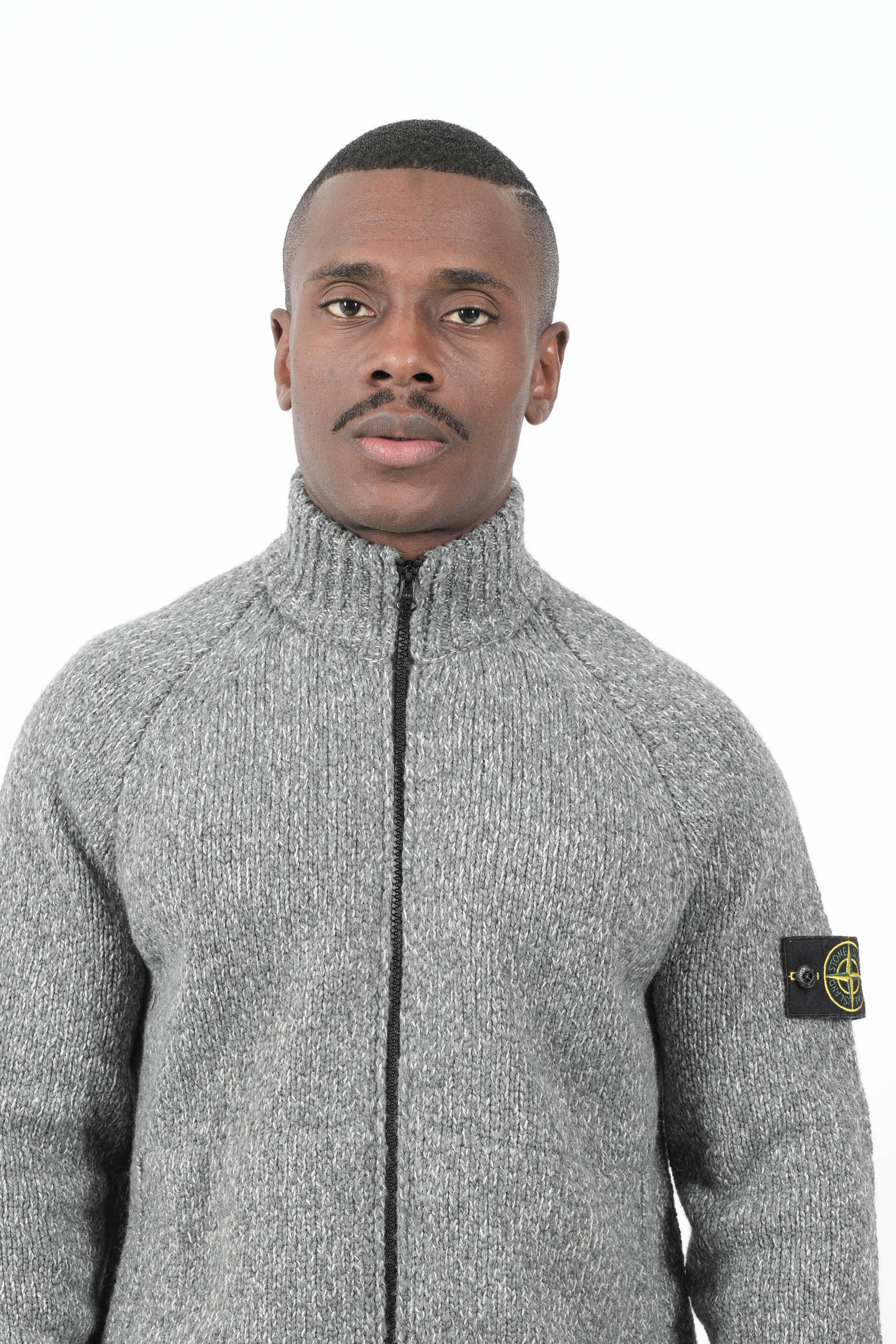 GILET STONE ISLAND GRIS CHINE 5100051-V0M6B