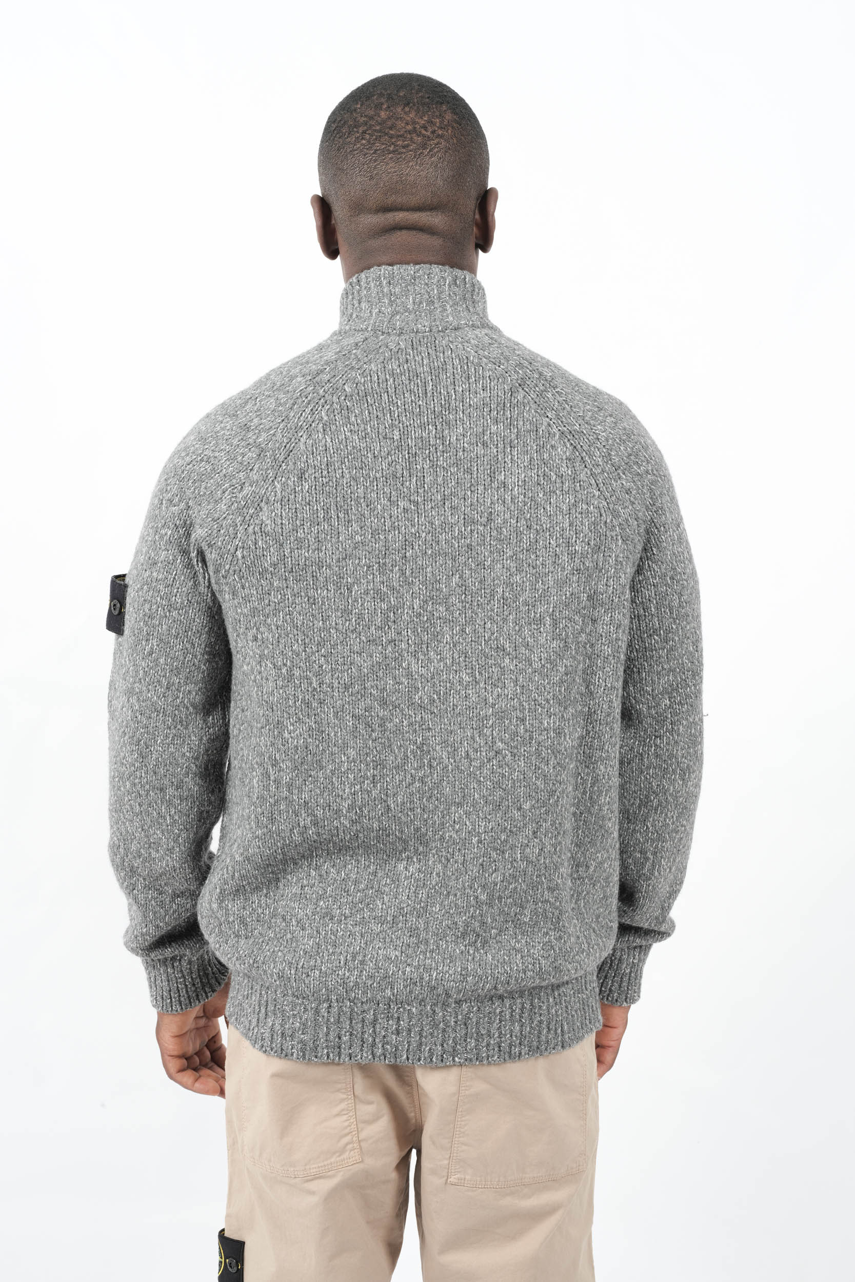 GILET STONE ISLAND GRIS CHINE 5100051-V0M6B