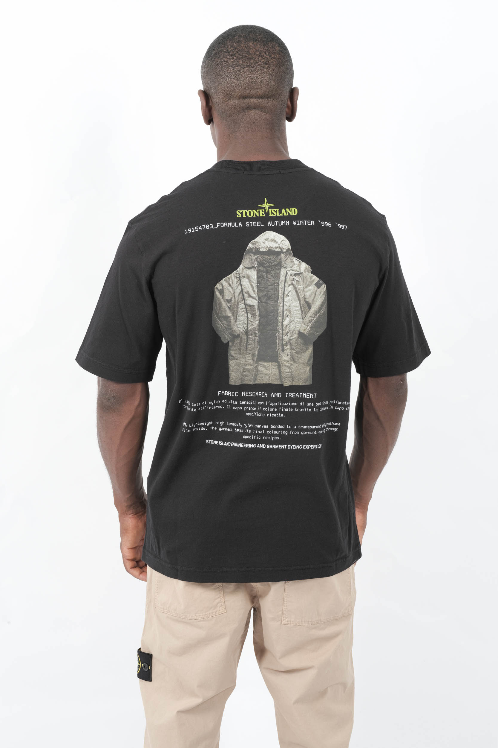  Image du produit TEE-SHIRT STONE ISALND ARCHIVIO NOIR 2100037-S091-V0029 - 7