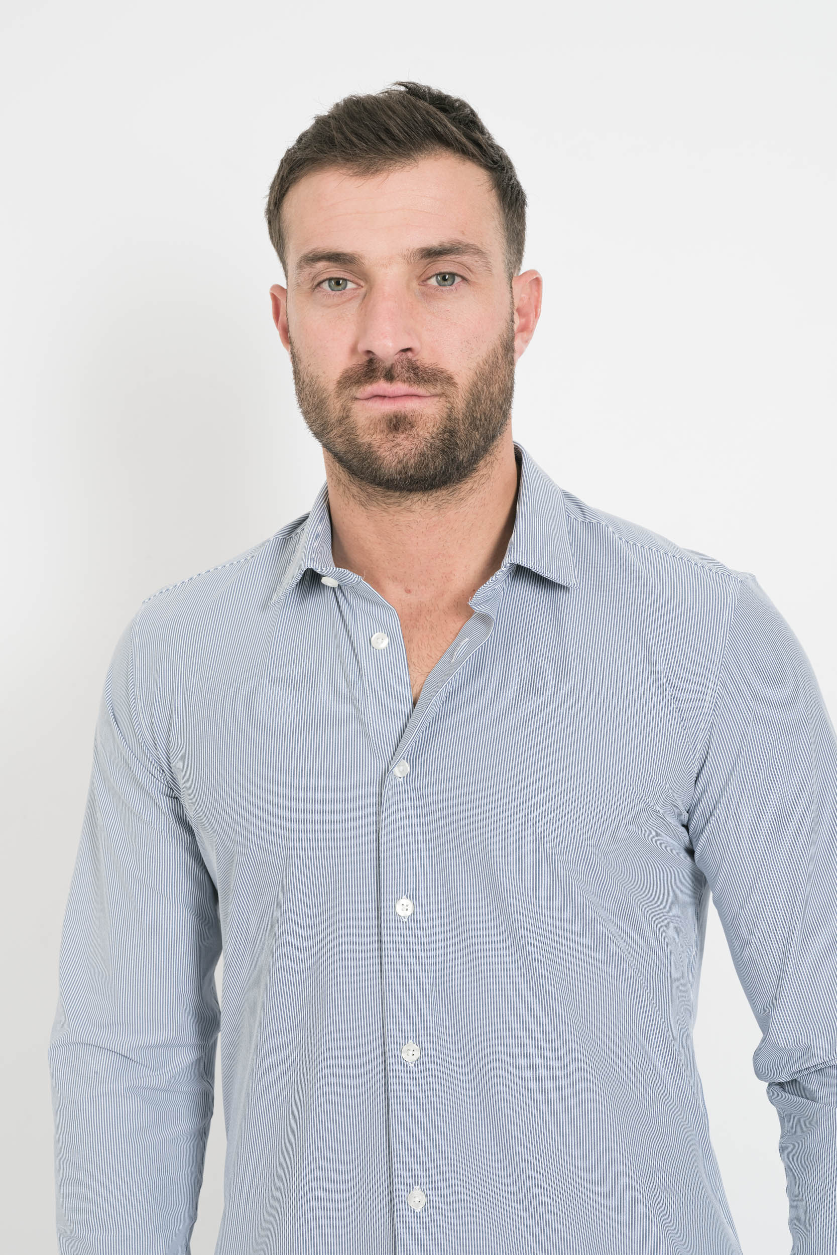  Image du produit CHEMISE RAYEE RRD BLEU W25254-V92 - 2