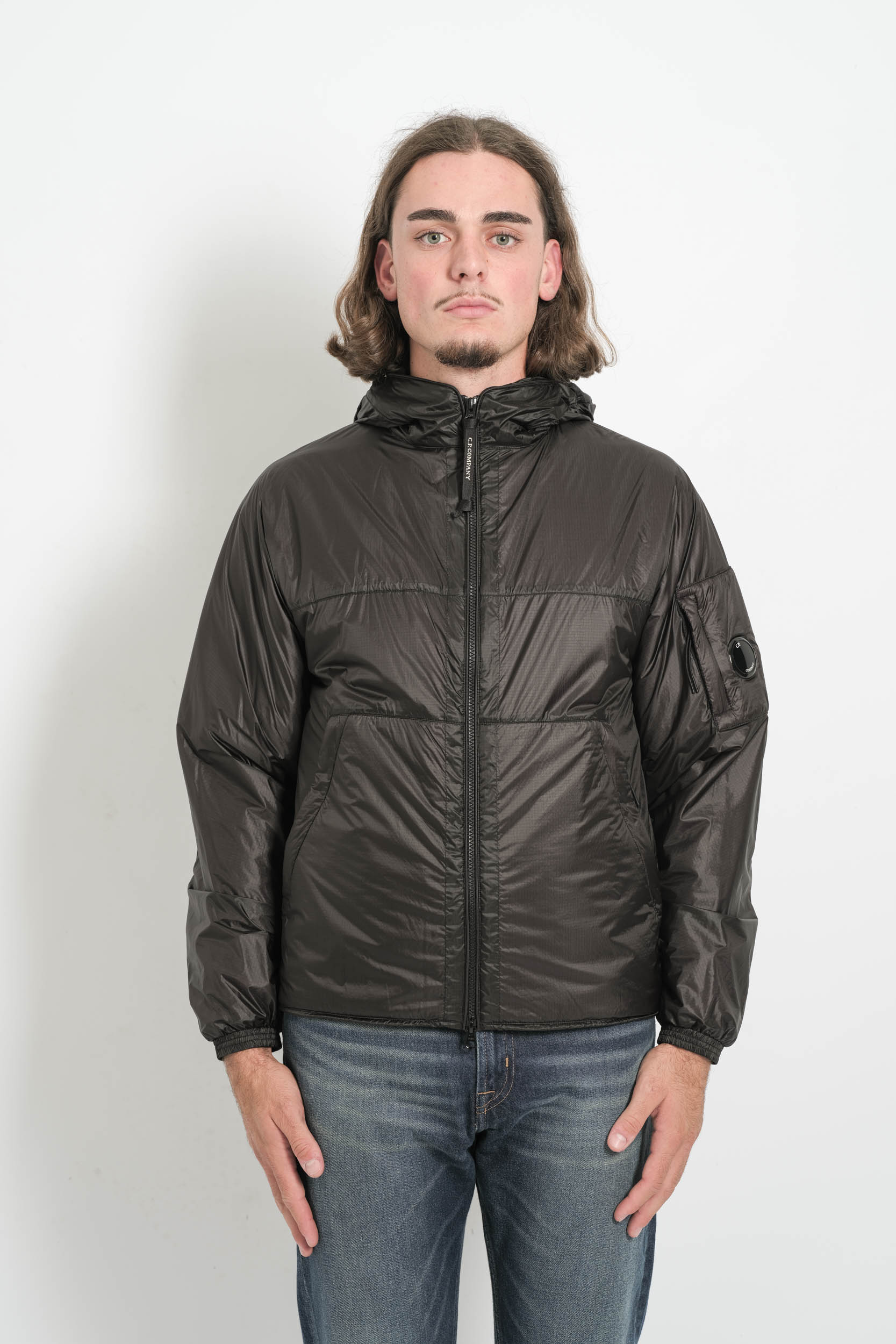 BLOUSON CP COMPANY EN NYLON NOIR W168A-999