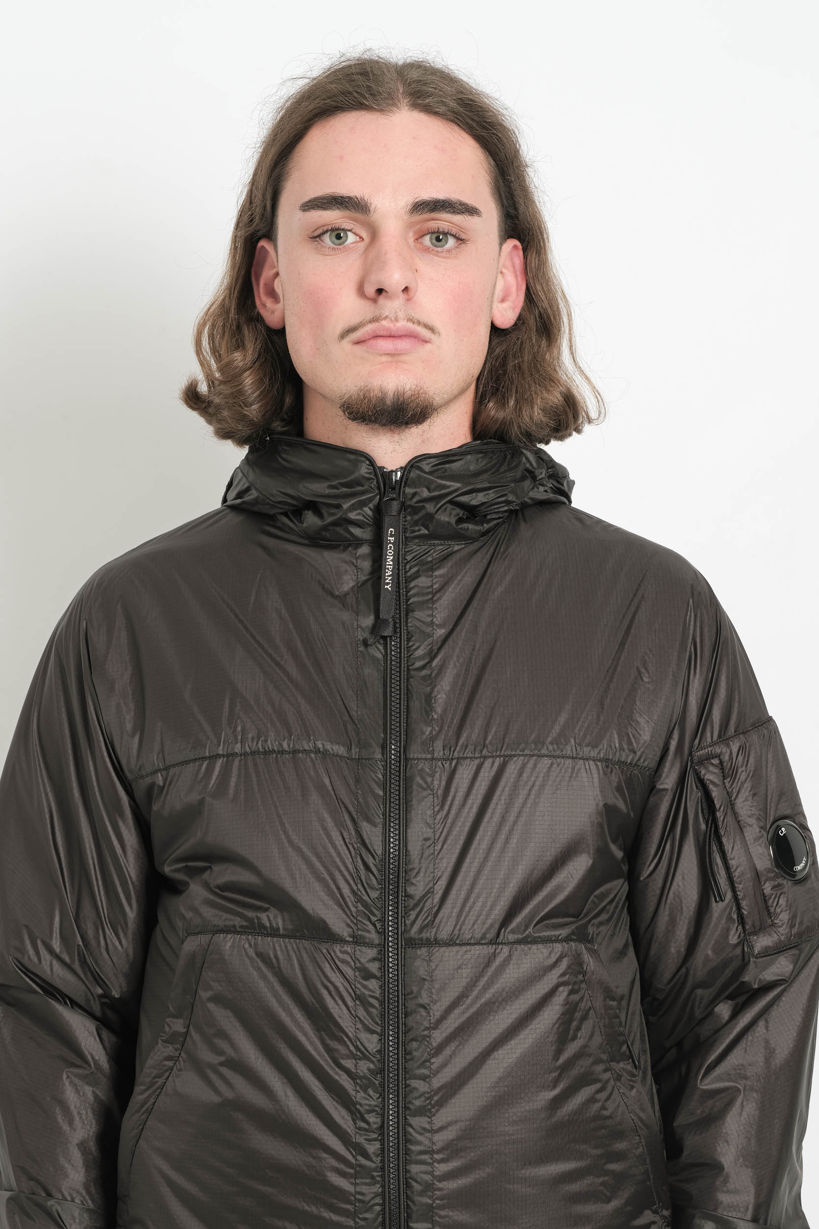 BLOUSON CP COMPANY EN NYLON NOIR W168A-999