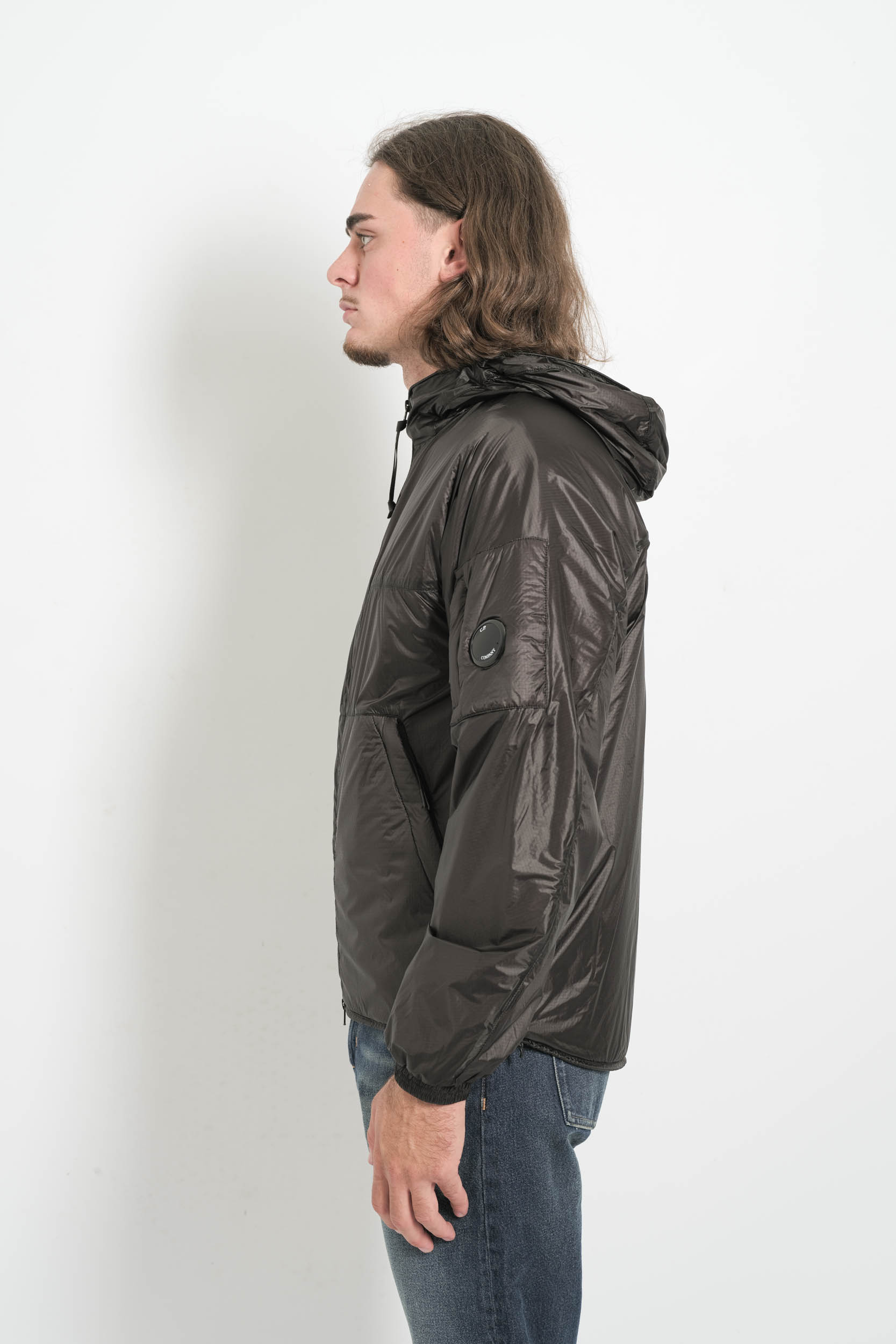 BLOUSON CP COMPANY EN NYLON NOIR W168A-999
