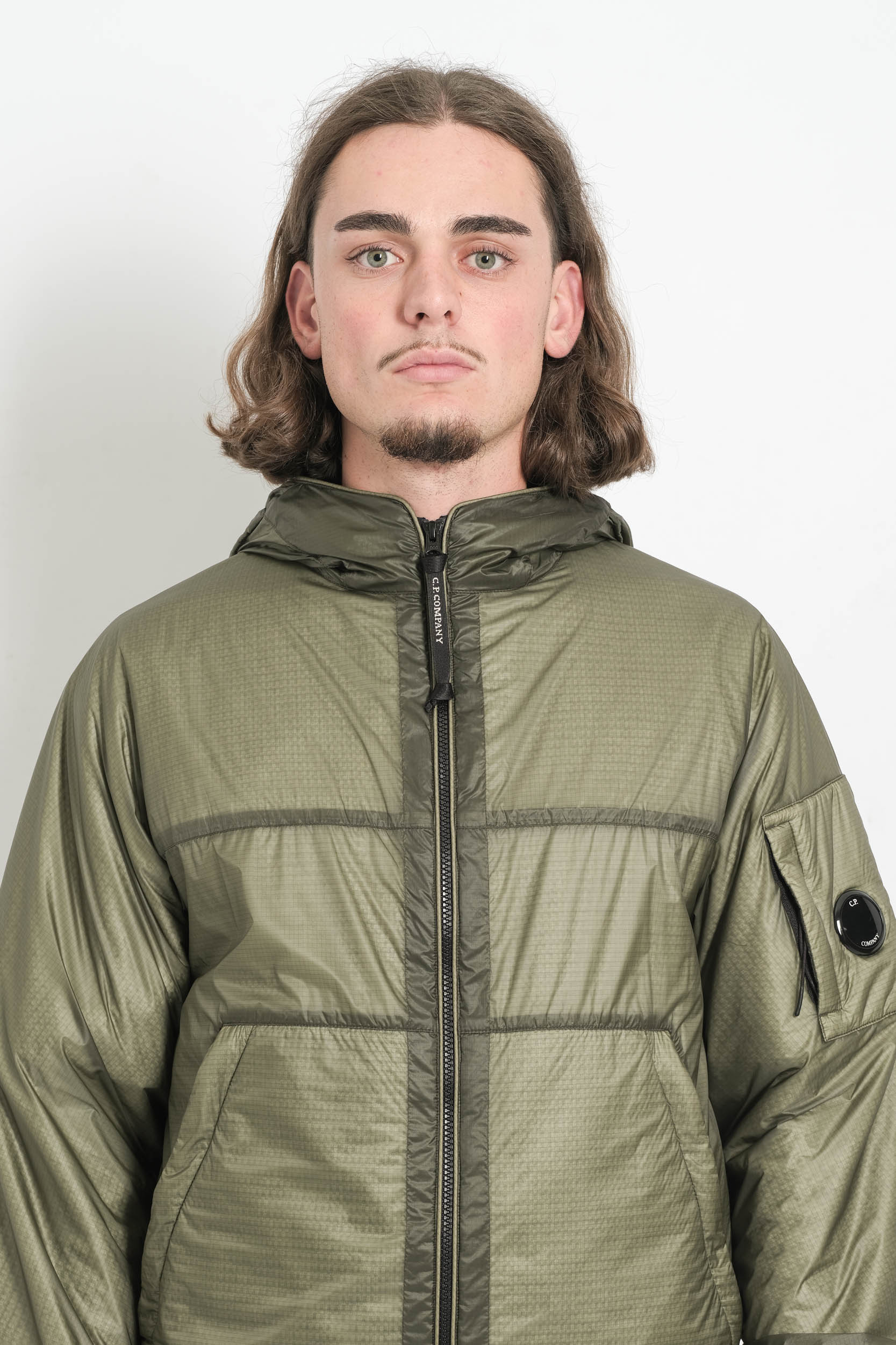 BLOUSON CP COMPANY EN NYLON KAKI W168A-612