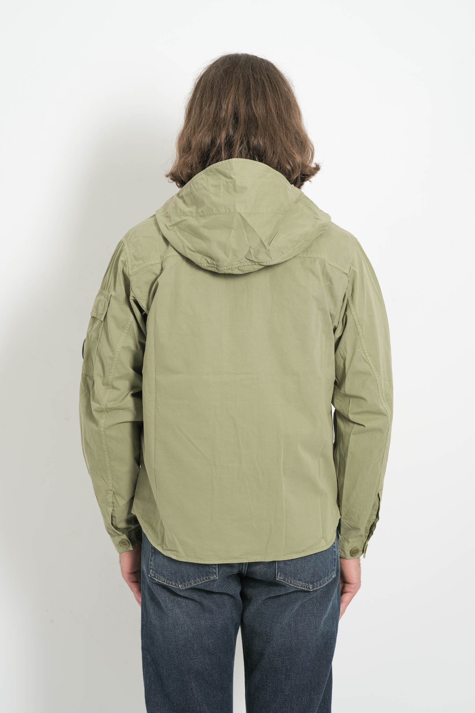 SURCHEMISE A CAPUCHE CP COMPANY KAKI S074A-612