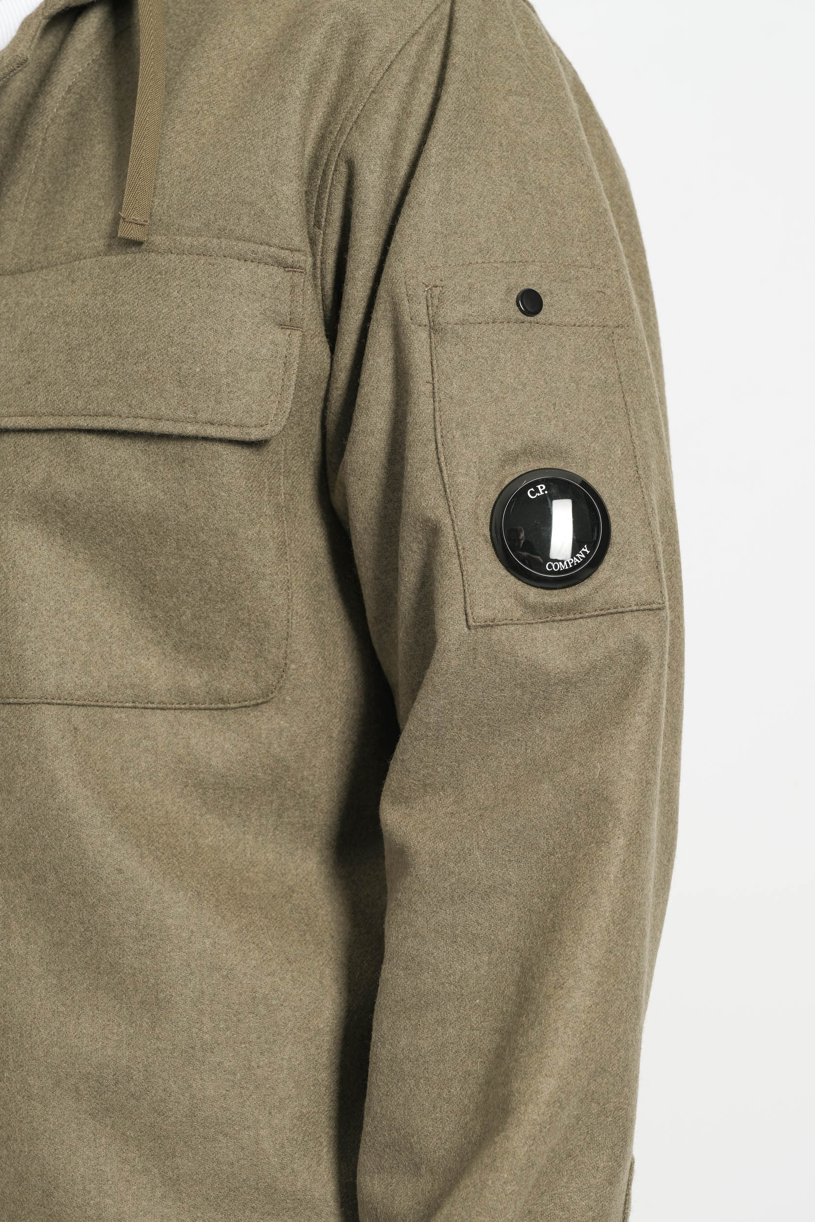  Image du produit SURCHEMISE CP COMPANY LAINE KAKI S272A-652 - 3
