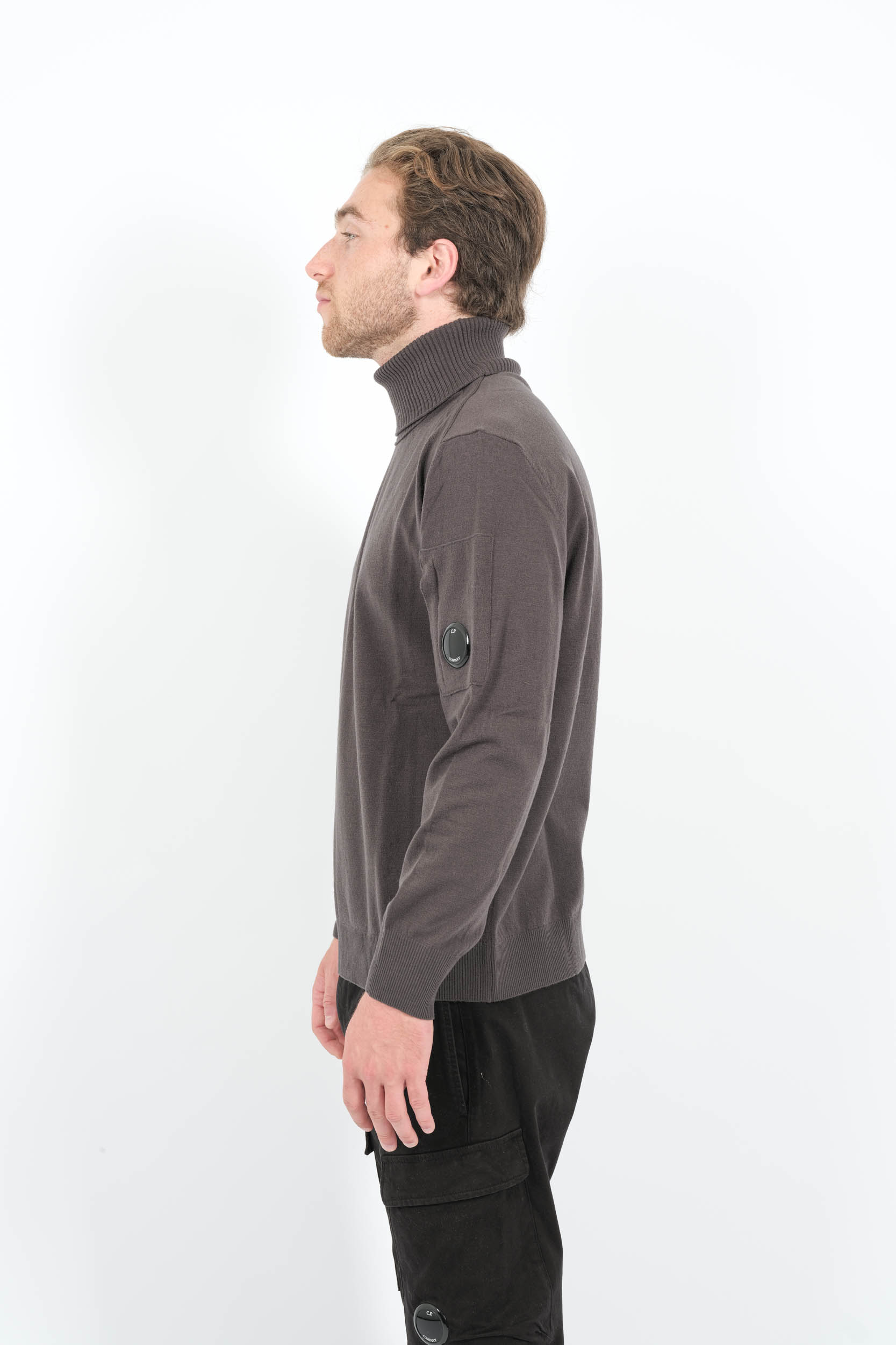  Image du produit PULL CP COMPANY COL ROULE ANTHRACITE N035A-978 - 6