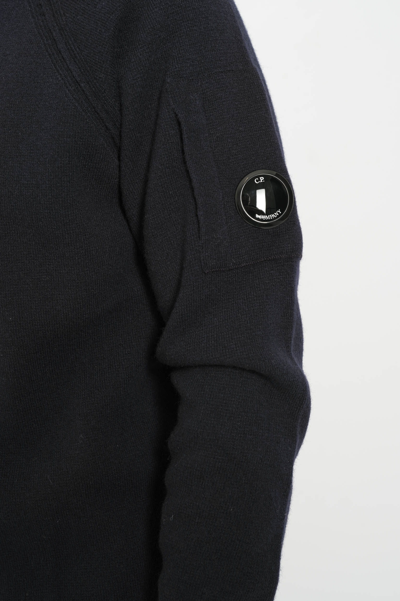  Image du produit PULL ZIPE CP COMPANY A CAPUCHE MARINE N057A-888 - 3