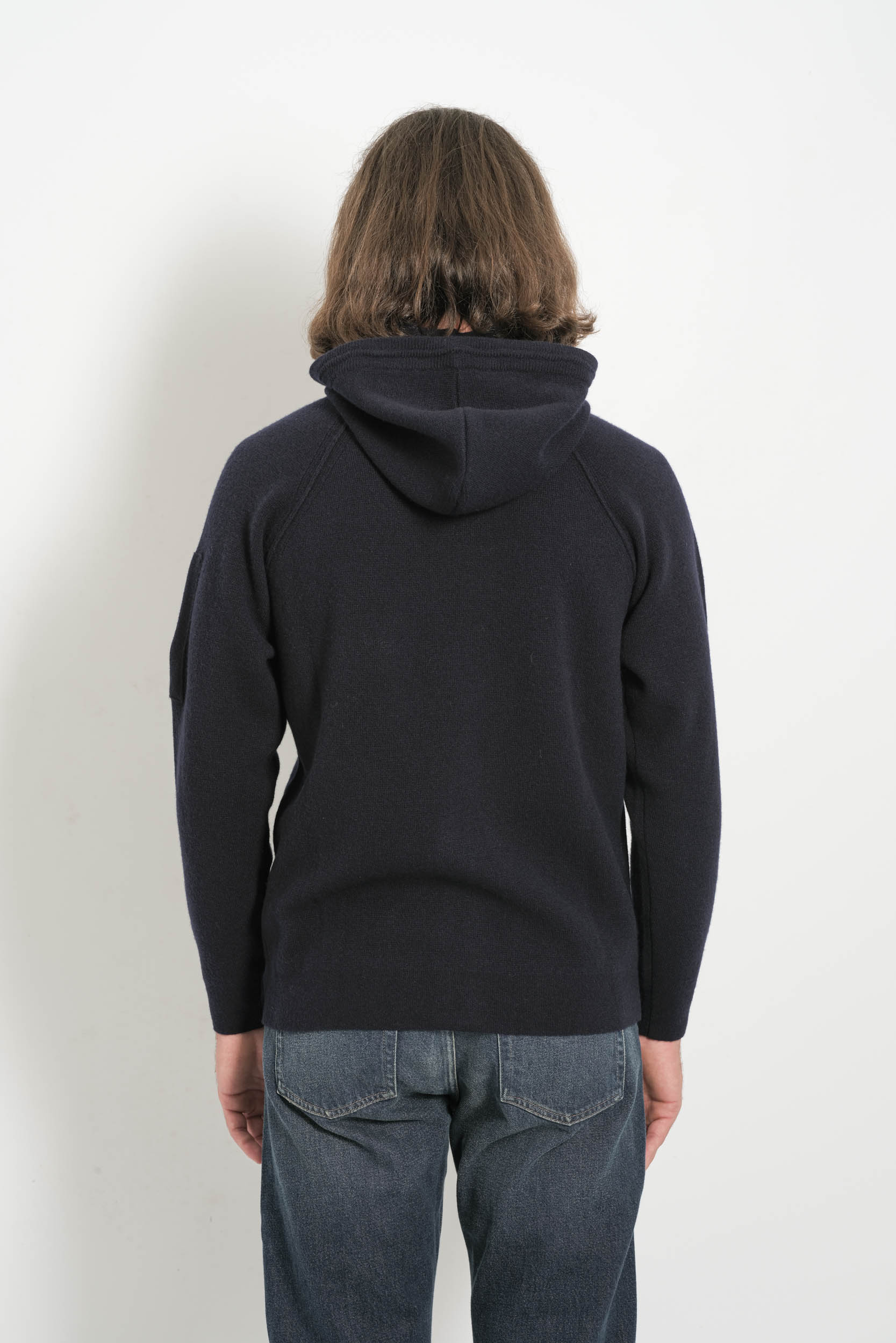  Image du produit PULL ZIPE CP COMPANY A CAPUCHE MARINE N057A-888 - 7