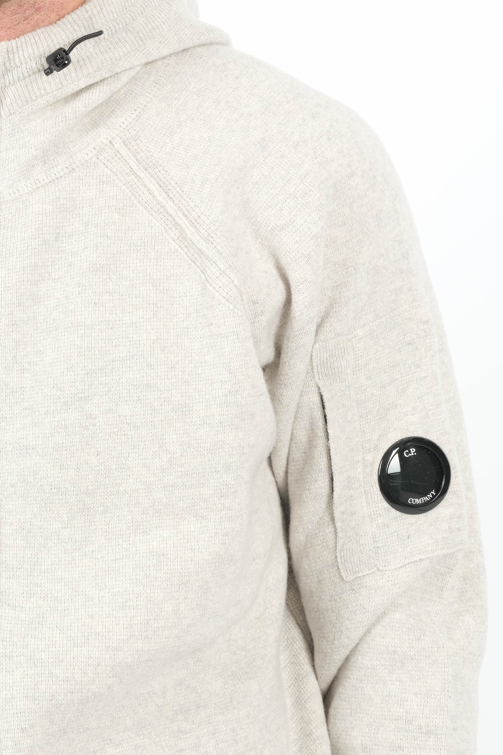 GILET CP COMPANY EN LAINE GRIS N057A-M13