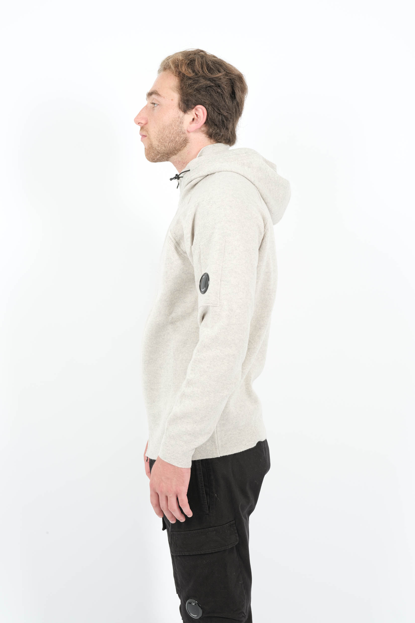 GILET CP COMPANY EN LAINE GRIS N057A-M13