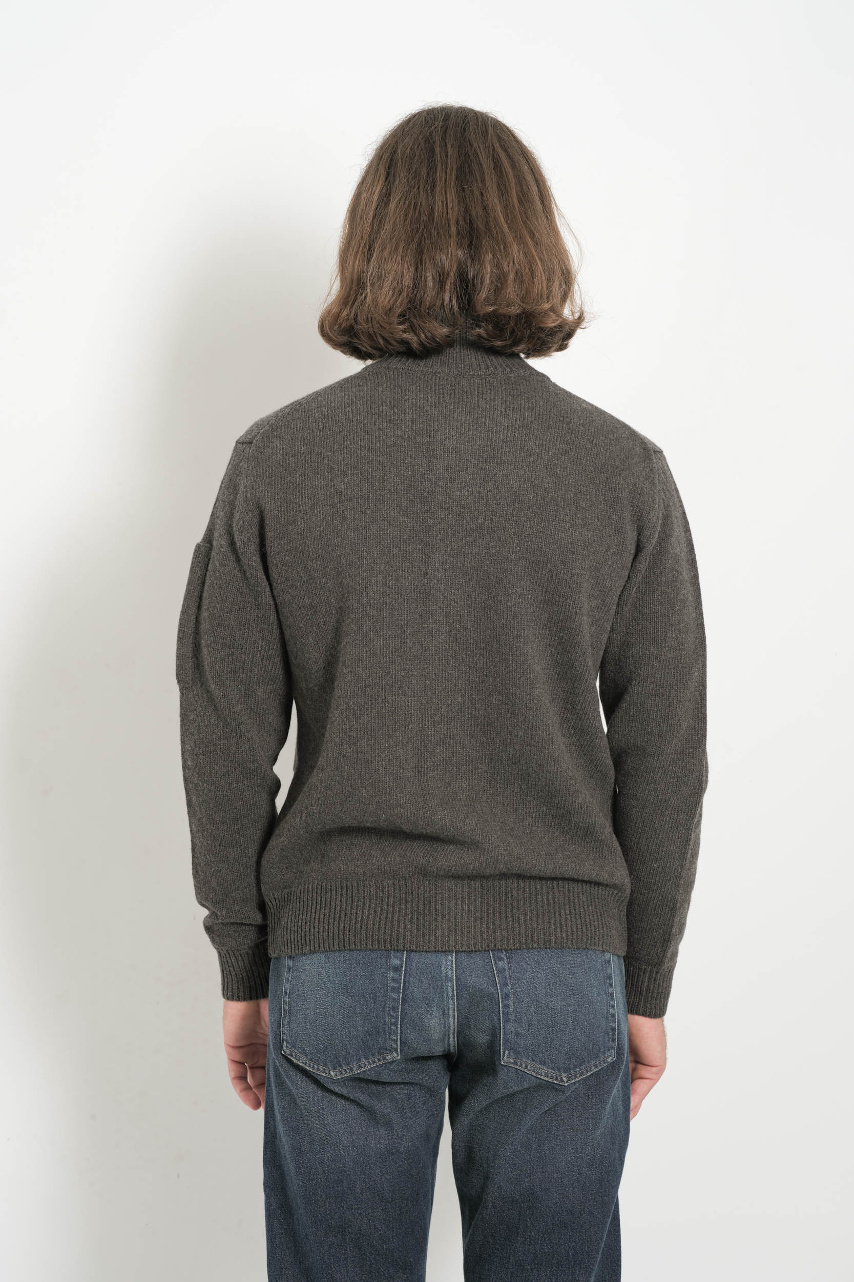  Image du produit PULL CP COMPANY BOUTON GRIS N042A-978 - 7