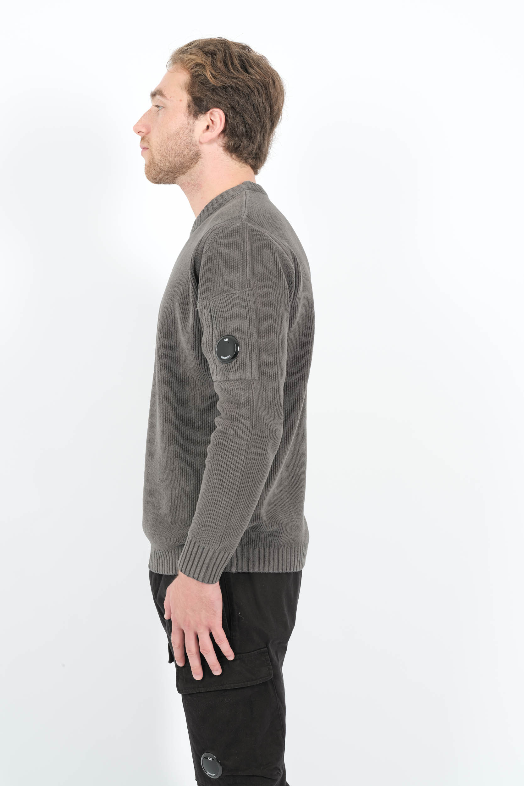  Image du produit PULL CP COMPANY GRIS EN CHENILLE N017A-978 - 6
