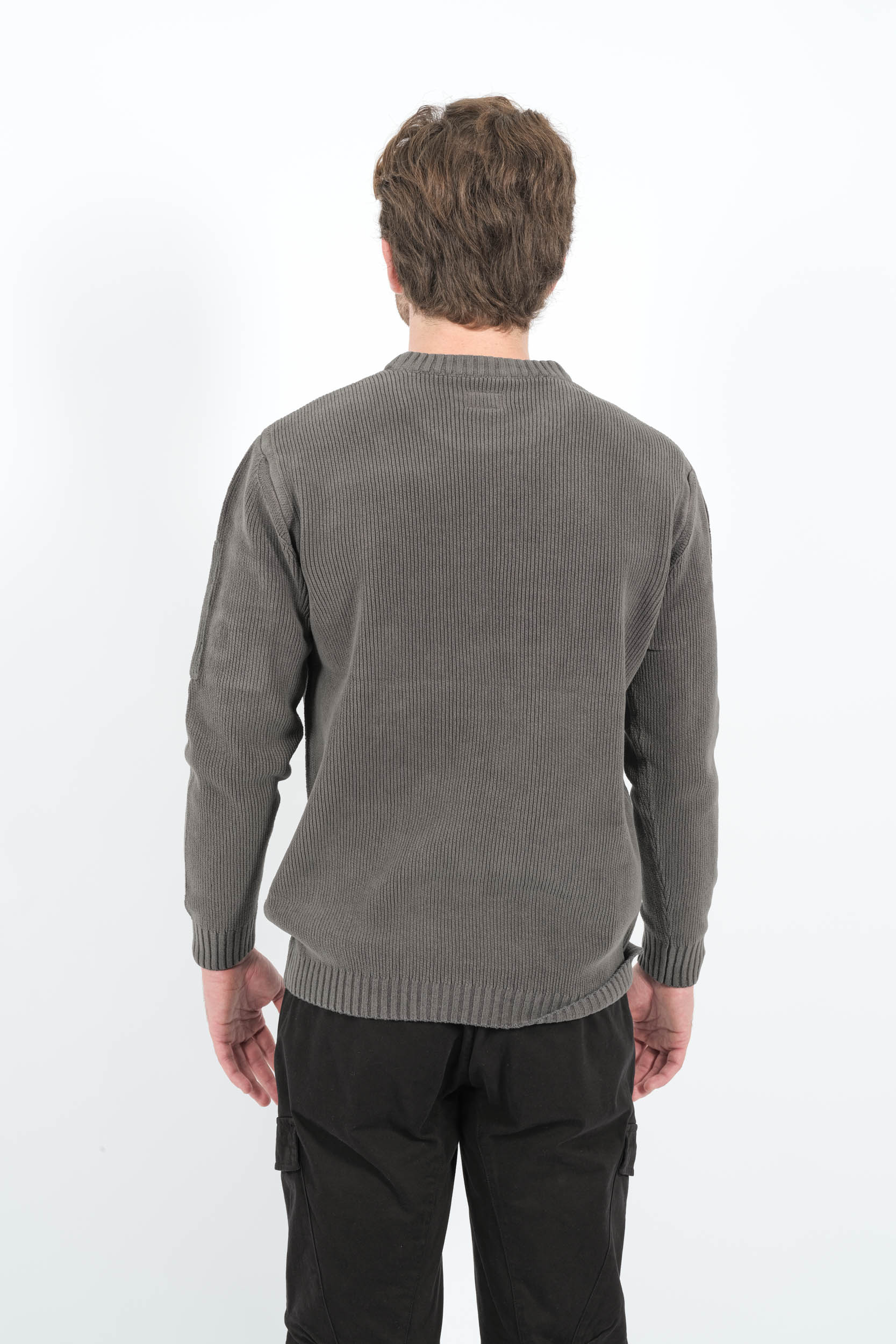  Image du produit PULL CP COMPANY GRIS EN CHENILLE N017A-978 - 7