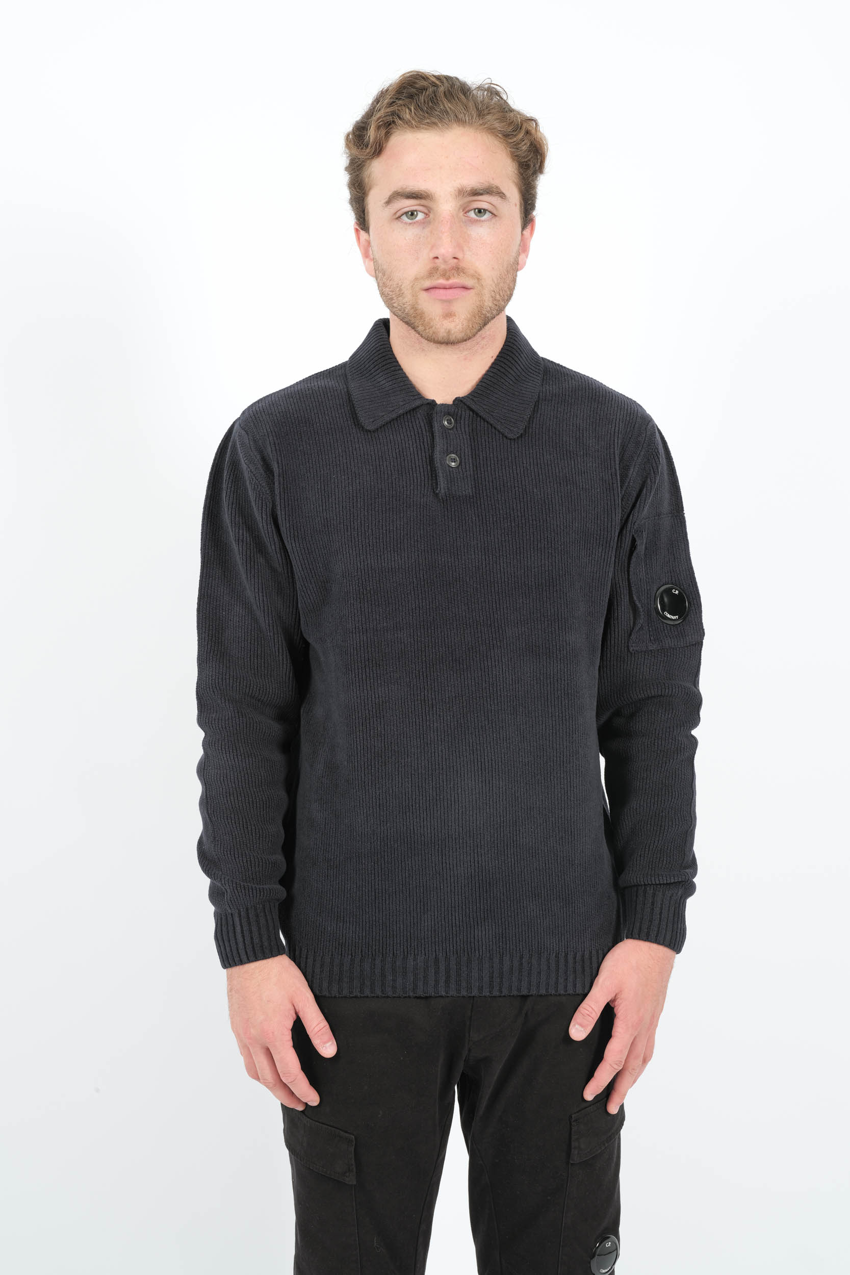  Image du produit PULL CP COMPANY MARINE EN CHENILLE N021A-888 - 4
