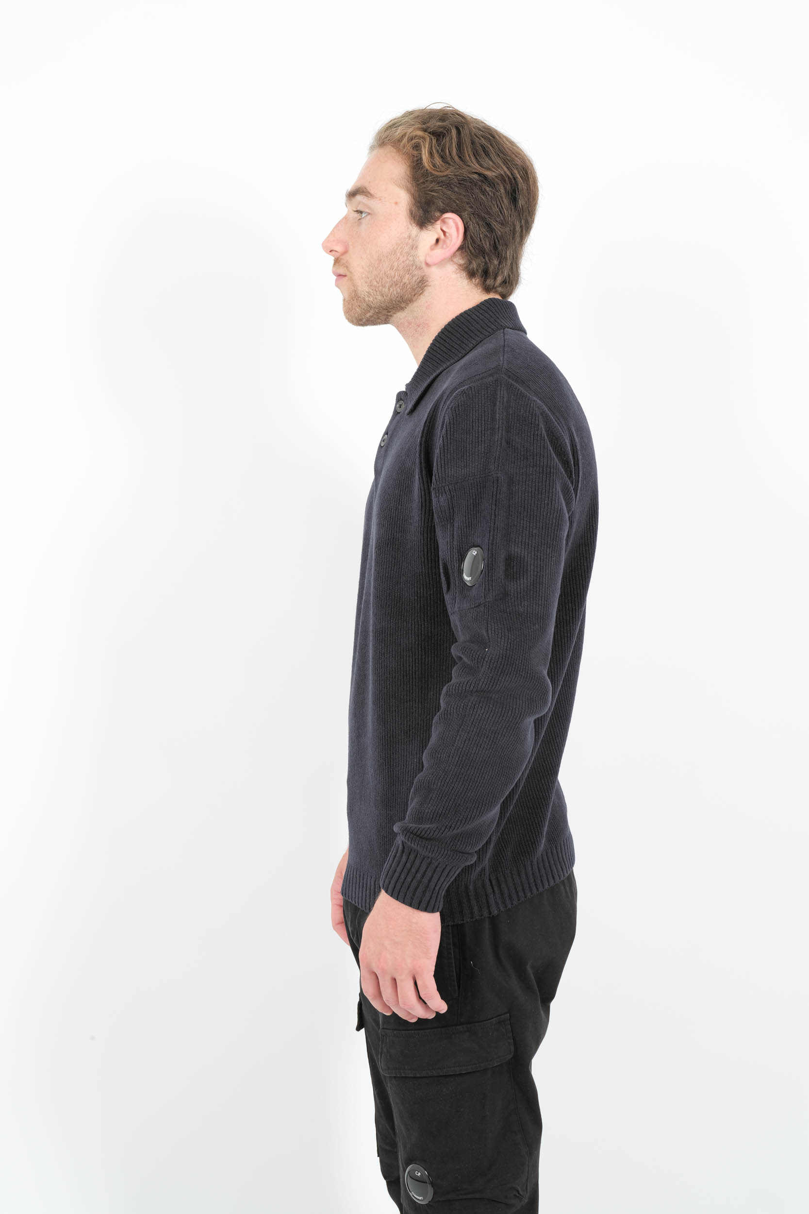  Image du produit PULL CP COMPANY MARINE EN CHENILLE N021A-888 - 6