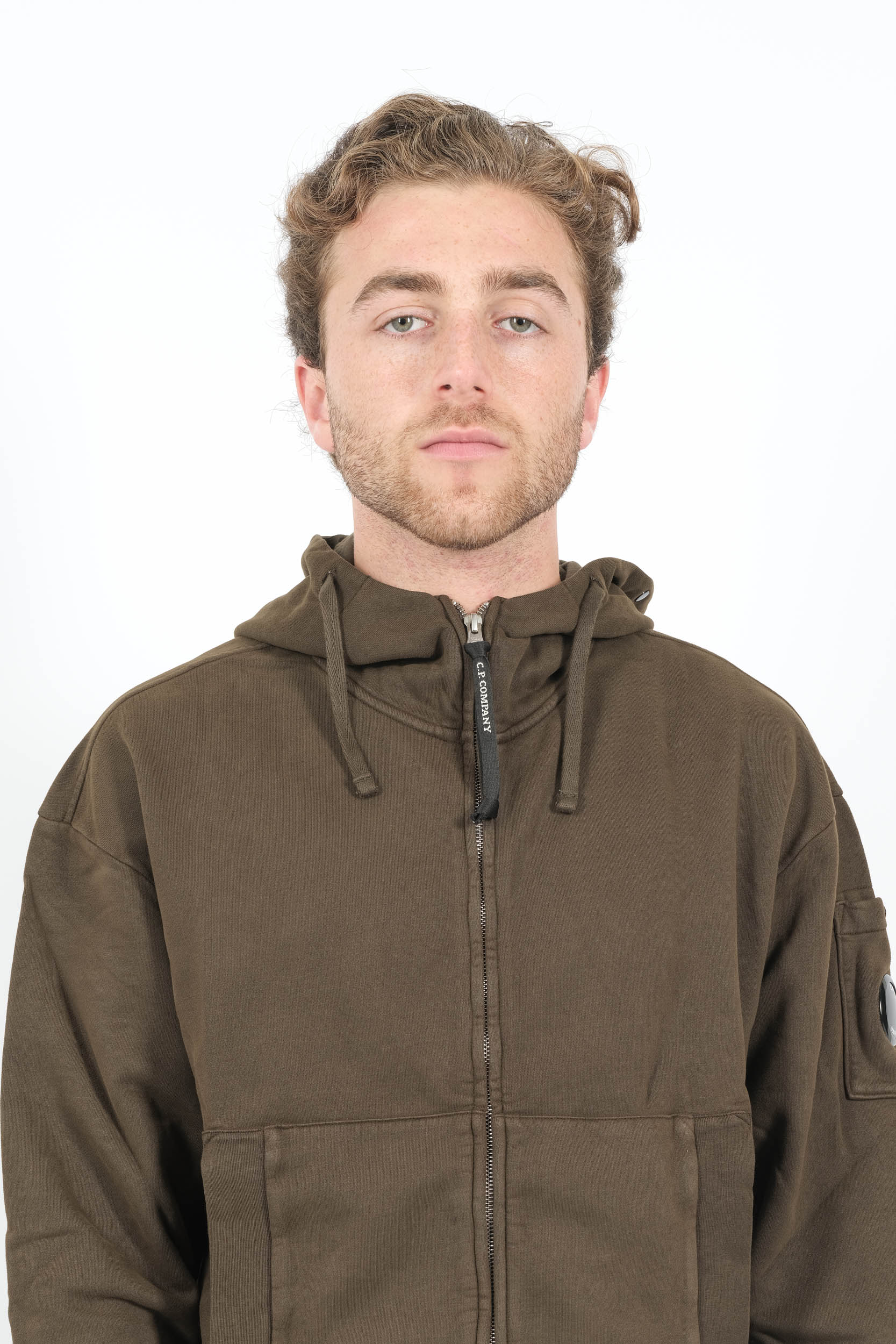  Image du produit GILET CP COMPANY A CAPUCHE KAKI S060A-683 - 5