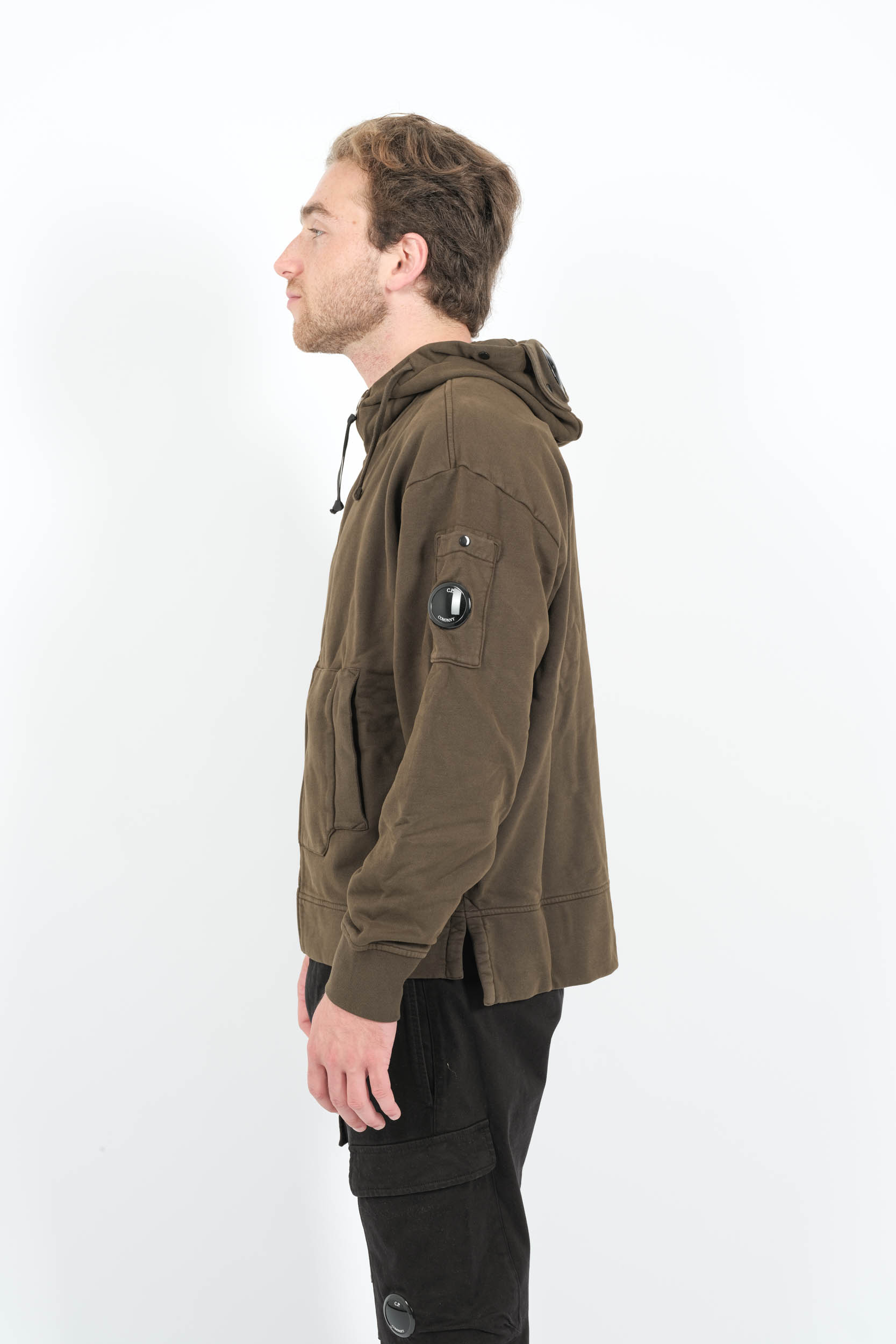  Image du produit GILET CP COMPANY A CAPUCHE KAKI S060A-683 - 6