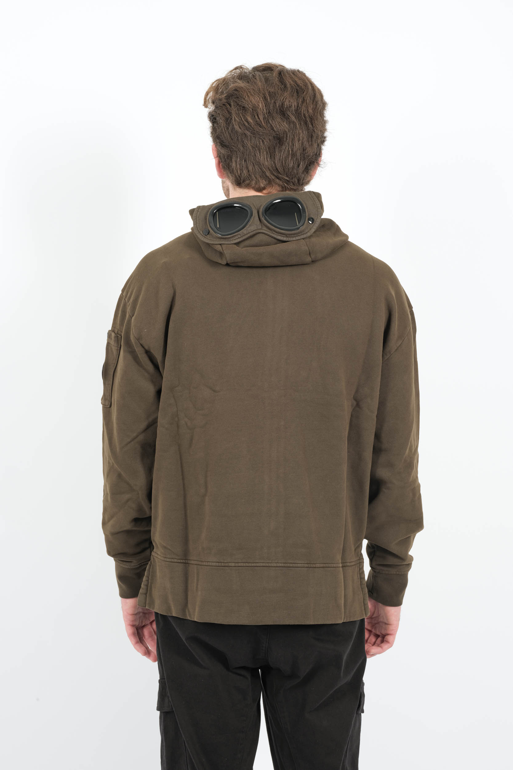  Image du produit GILET CP COMPANY A CAPUCHE KAKI S060A-683 - 7