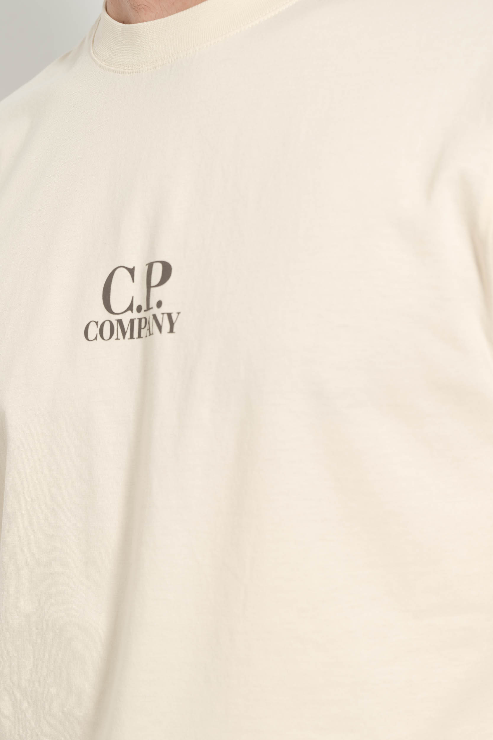 TEE-SHIRT CP COMPANY BEIGE S106A-402