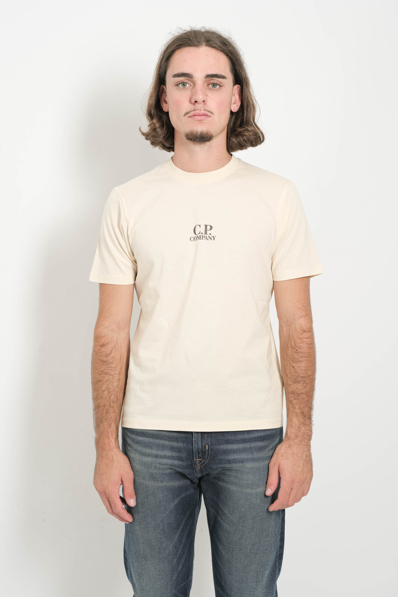 TEE-SHIRT CP COMPANY BEIGE S106A-402