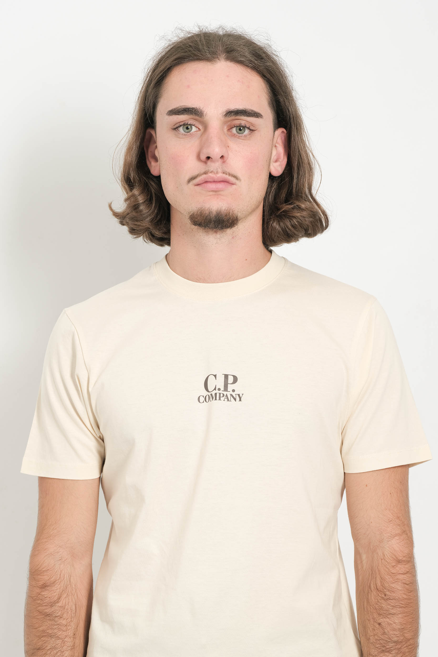 TEE-SHIRT CP COMPANY BEIGE S106A-402